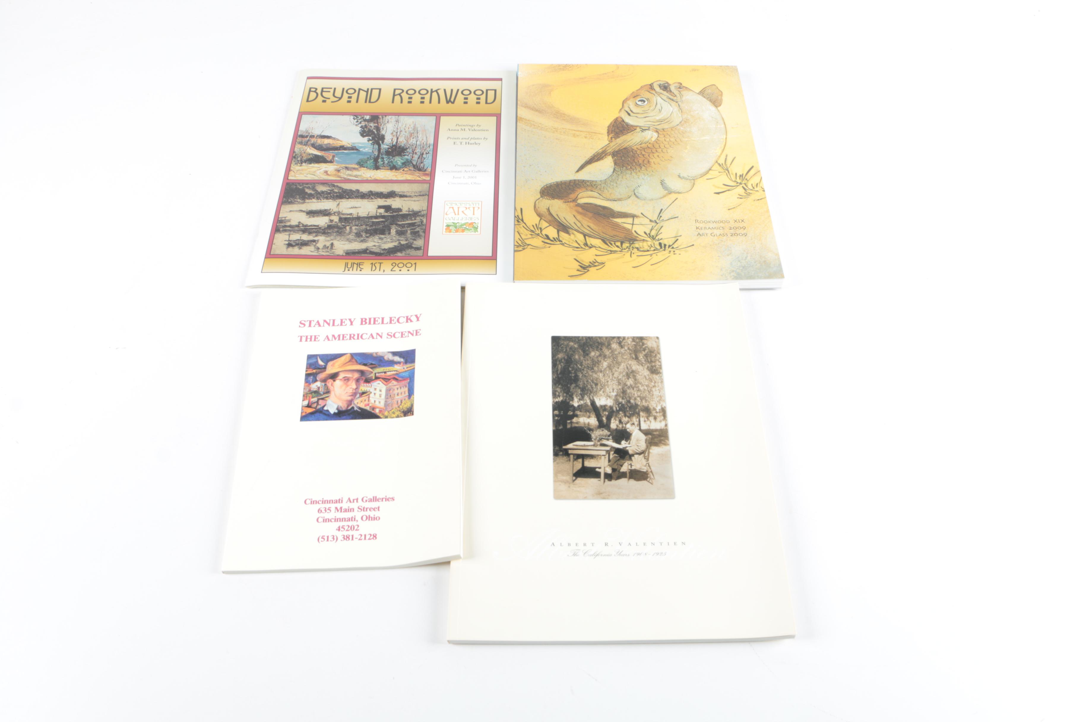 Art and Pottery Books Including Cincinnati Art Galleries Publications