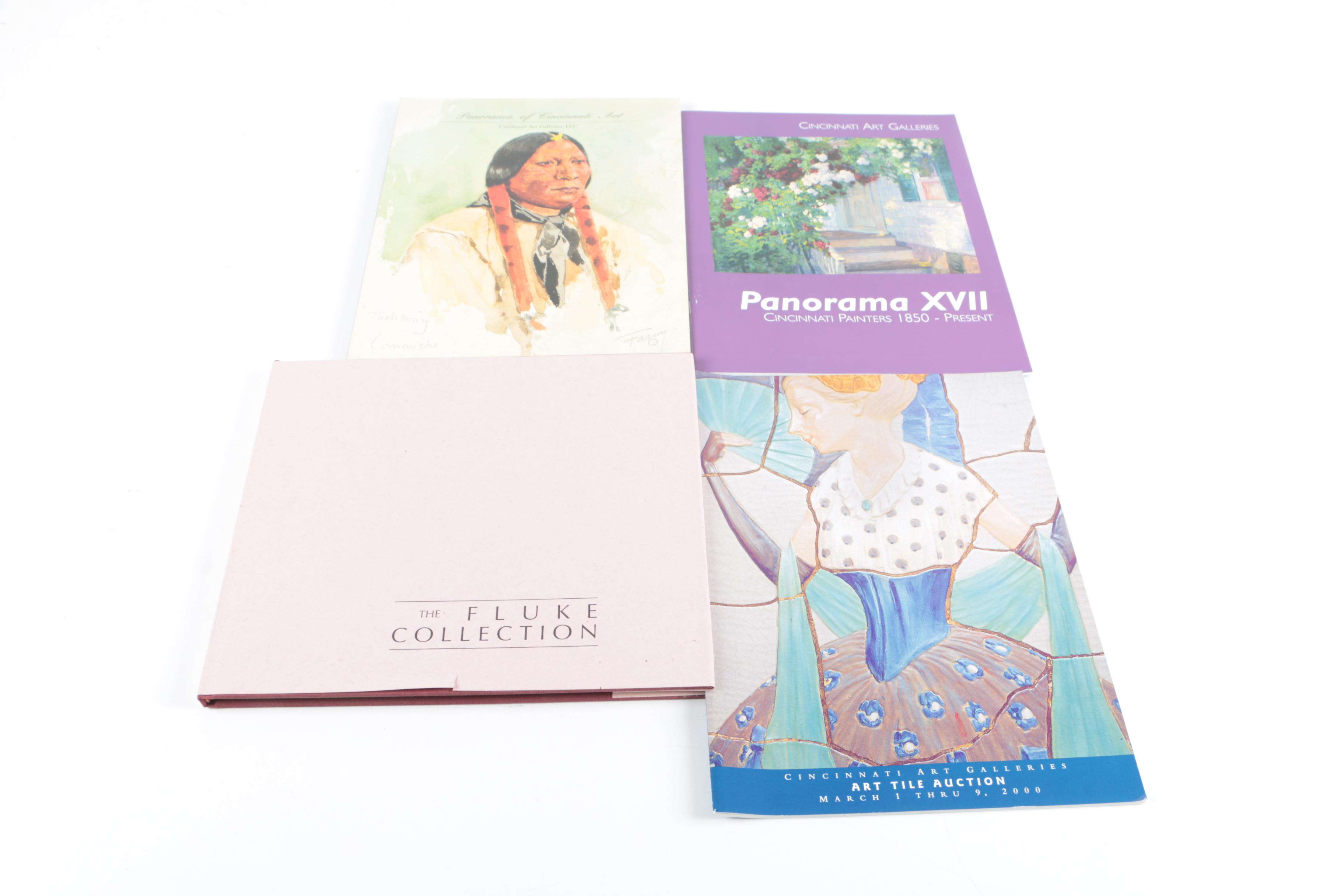 Art and Pottery Books Including Cincinnati Art Galleries Publications