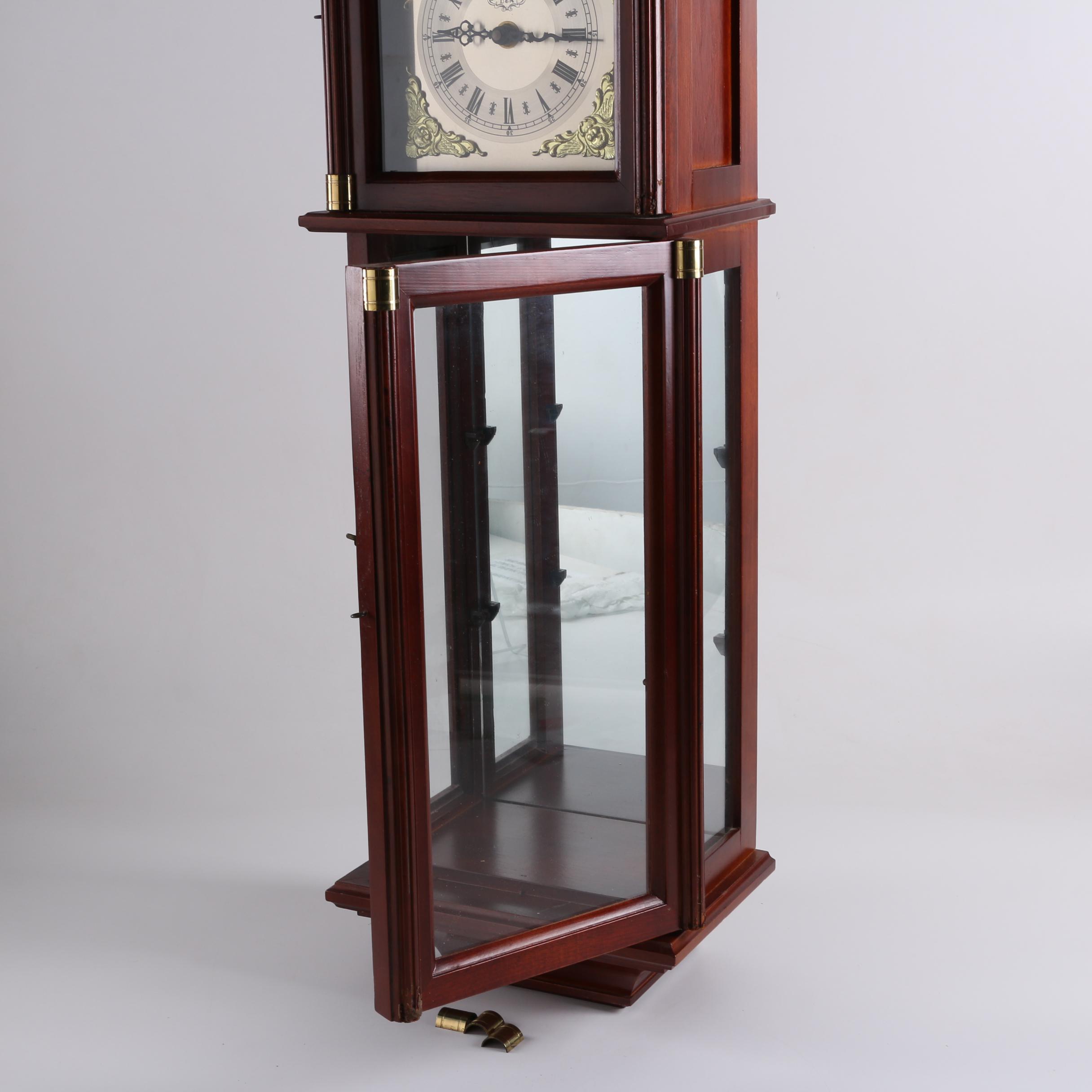 D & A Curio Case Wall Clock