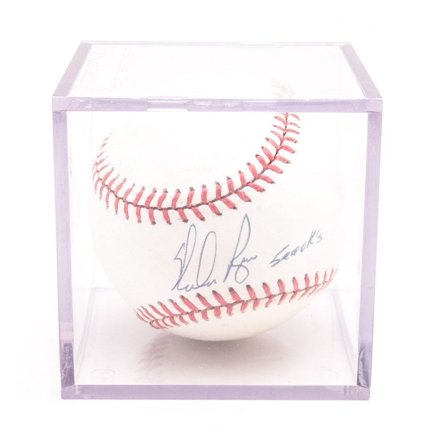 Nolan Ryan Signed and Inscribed Baseball  Visual COA