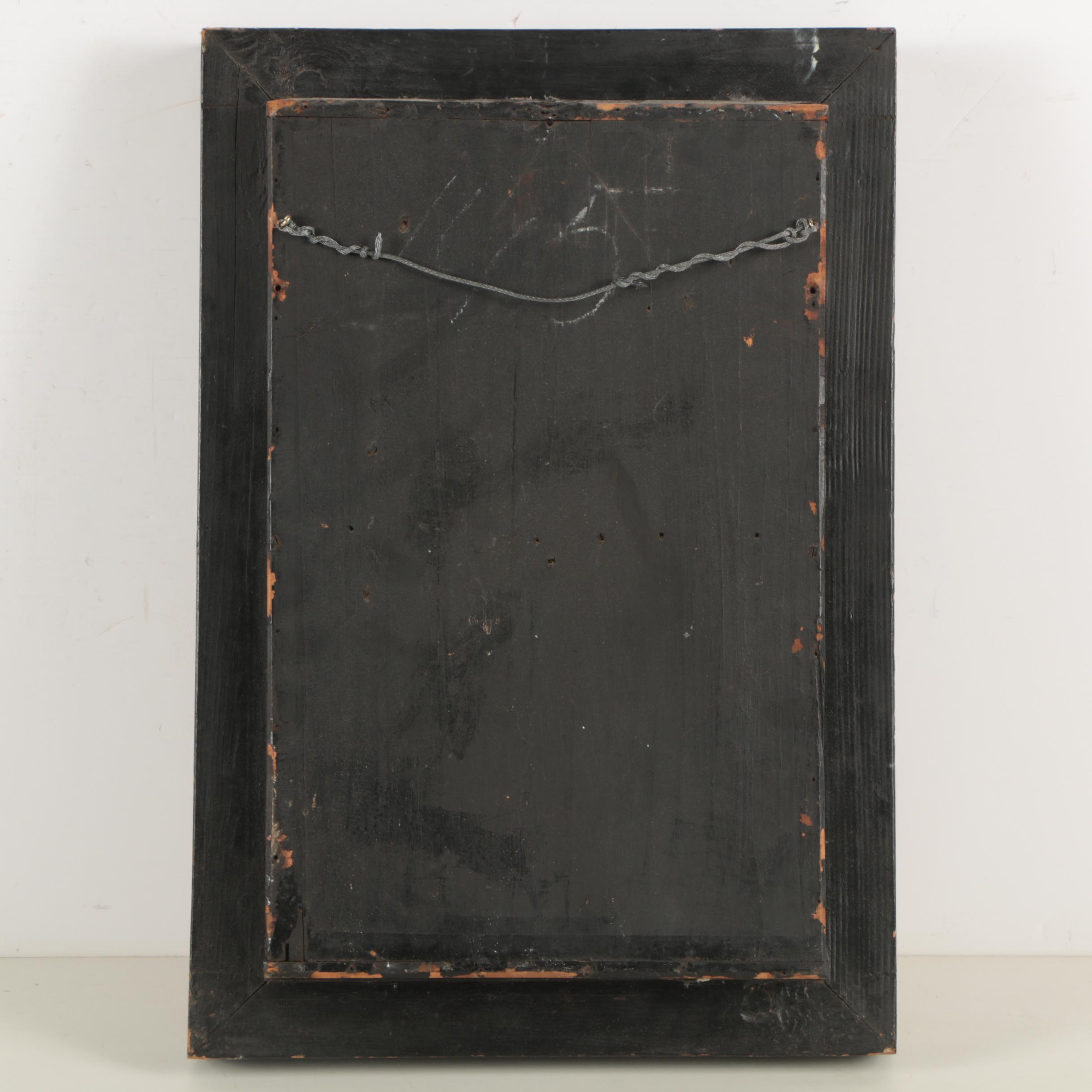 Framed Gold Tone Crucifix