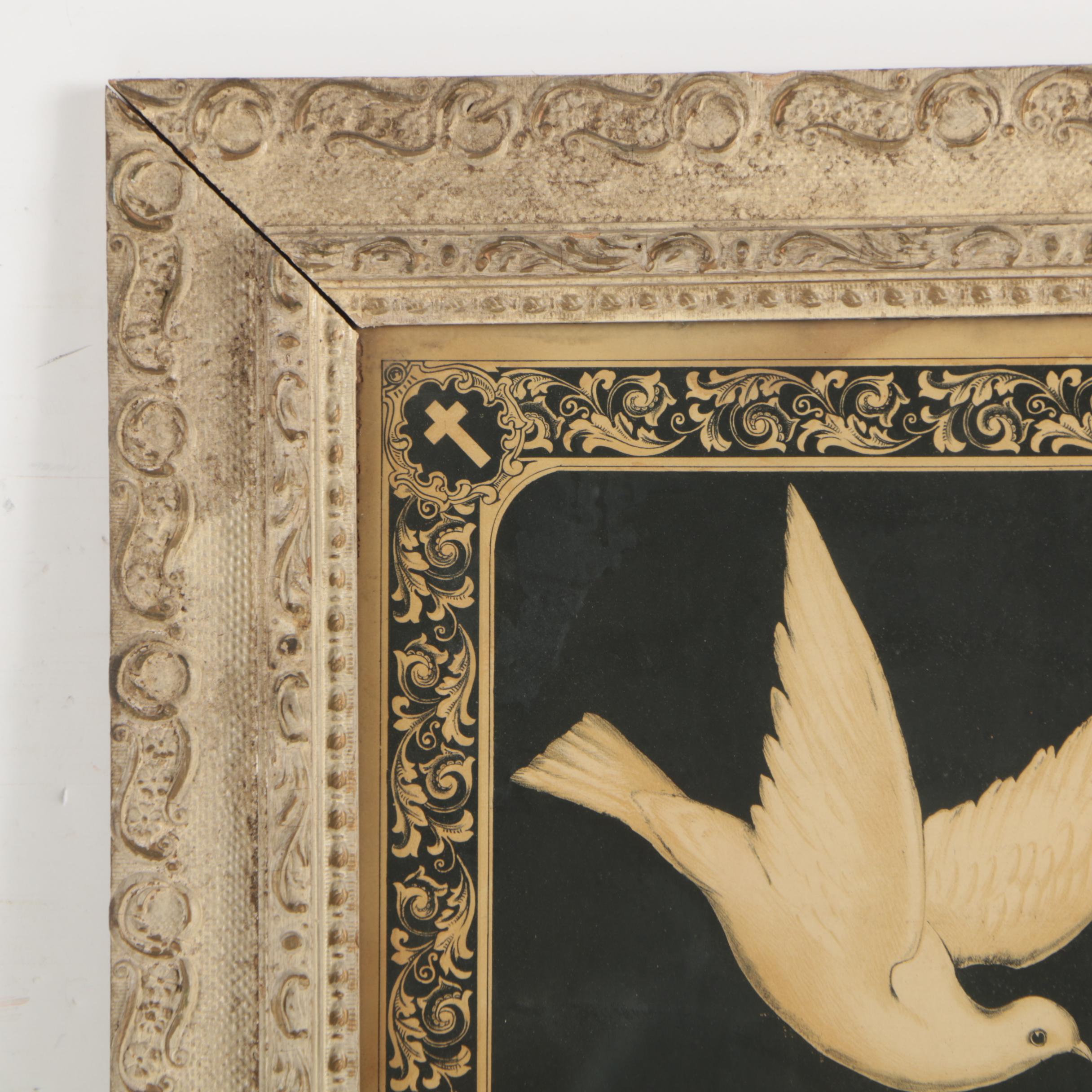 Antique Memorial Plaque for Charles Whitmire