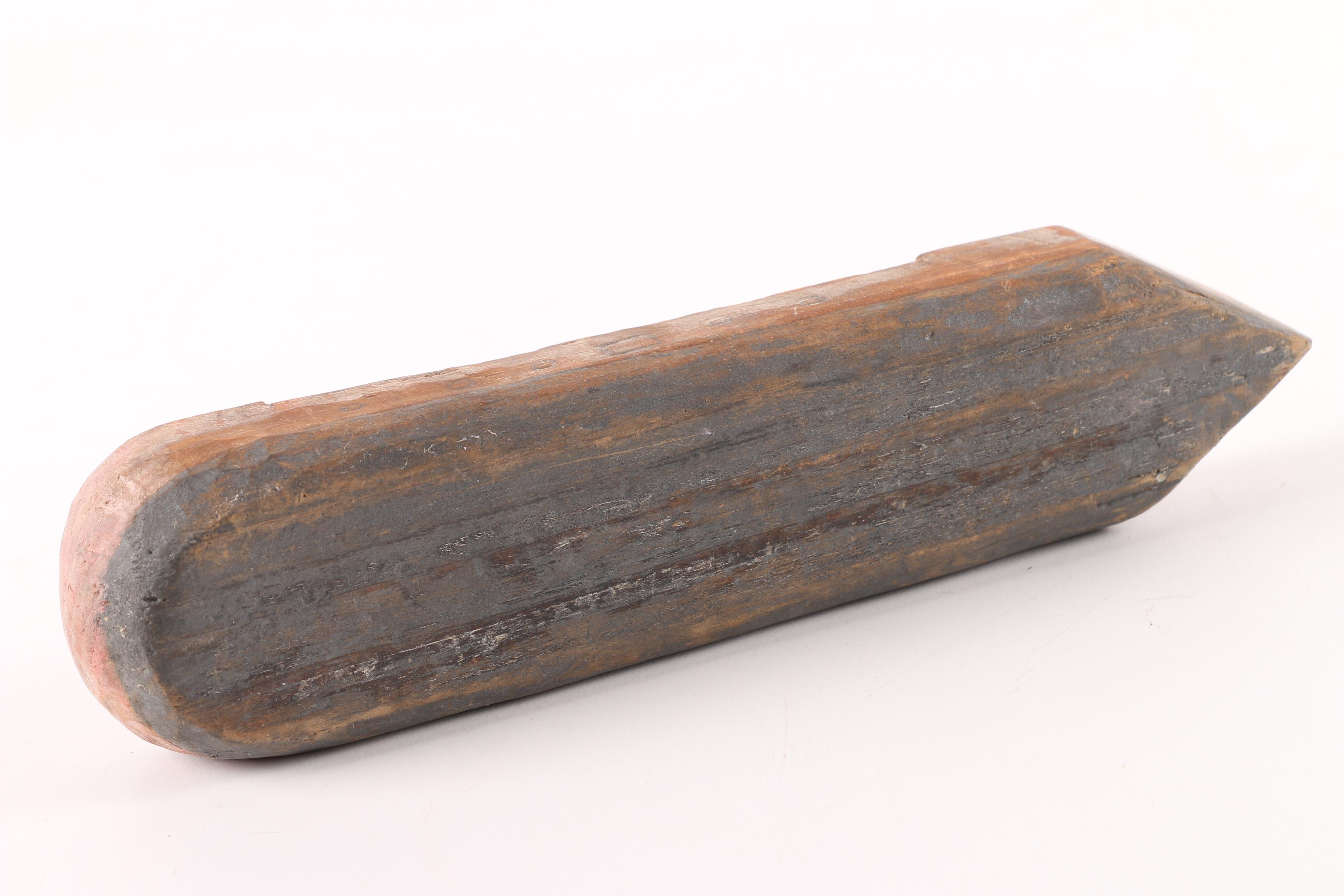 Vintage Wood Boat Figurine