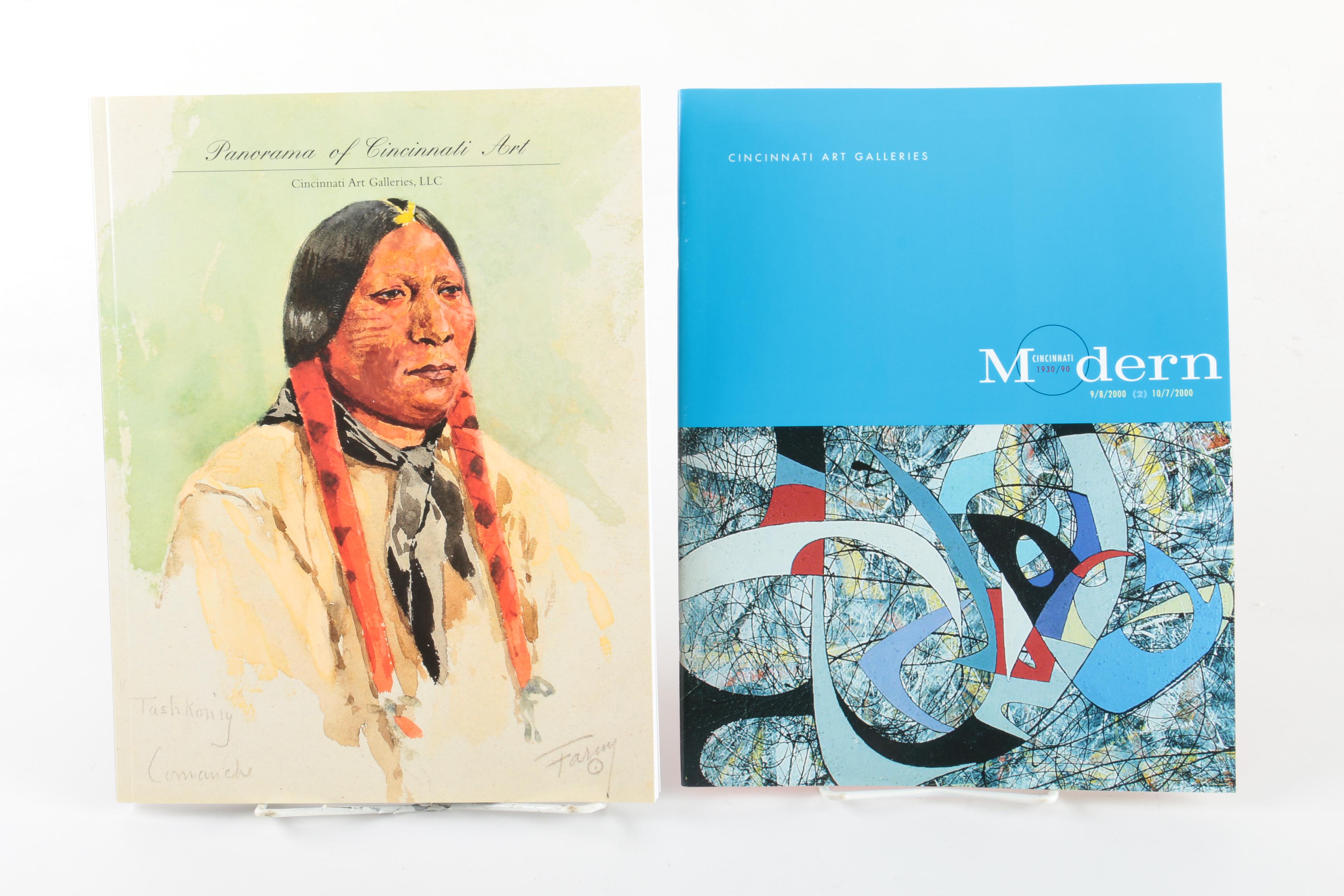 Art and Pottery Books Including Cincinnati Art Galleries Publications