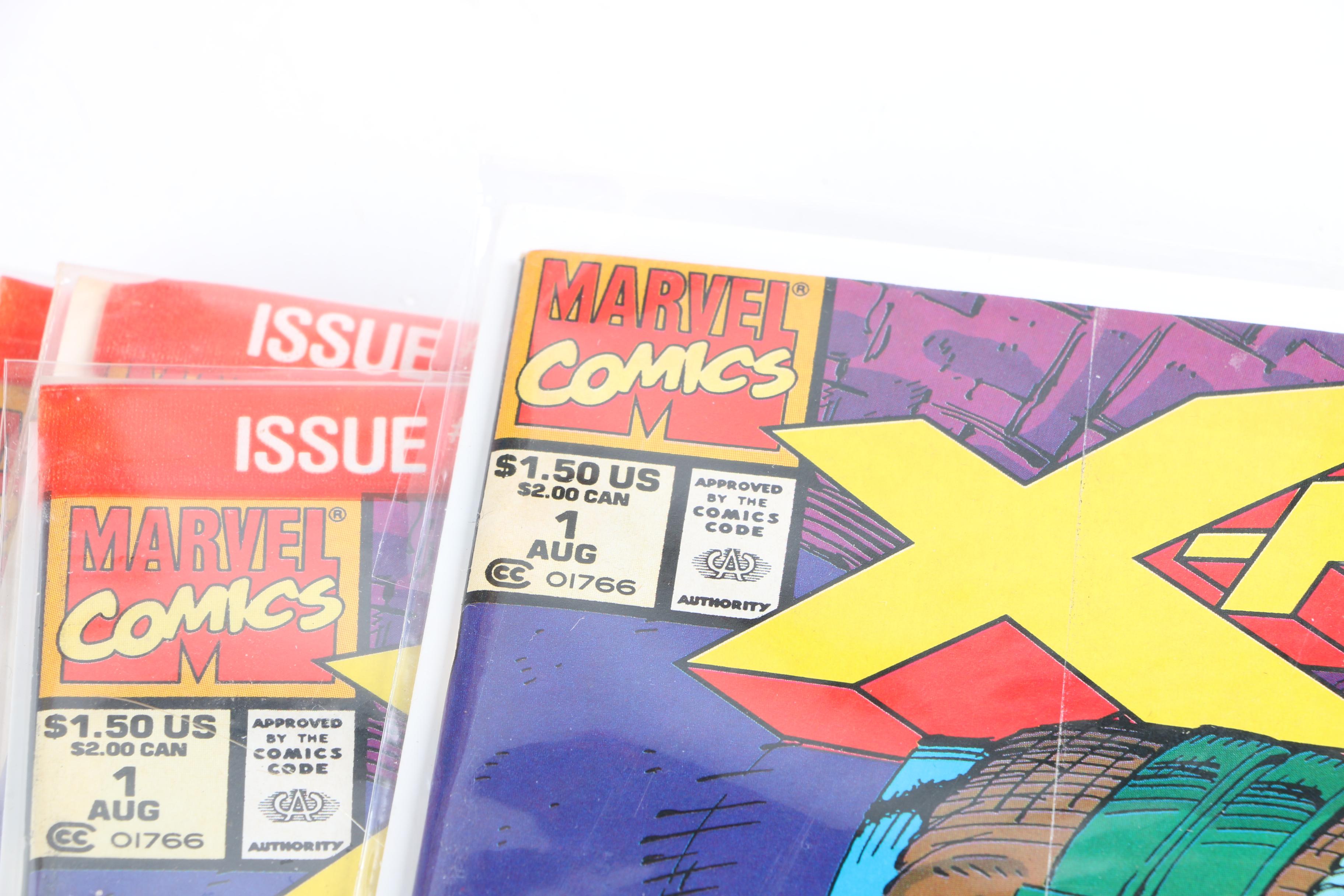 "X-Force" Issues 1-10 Featuring Second Deadpool Appearance