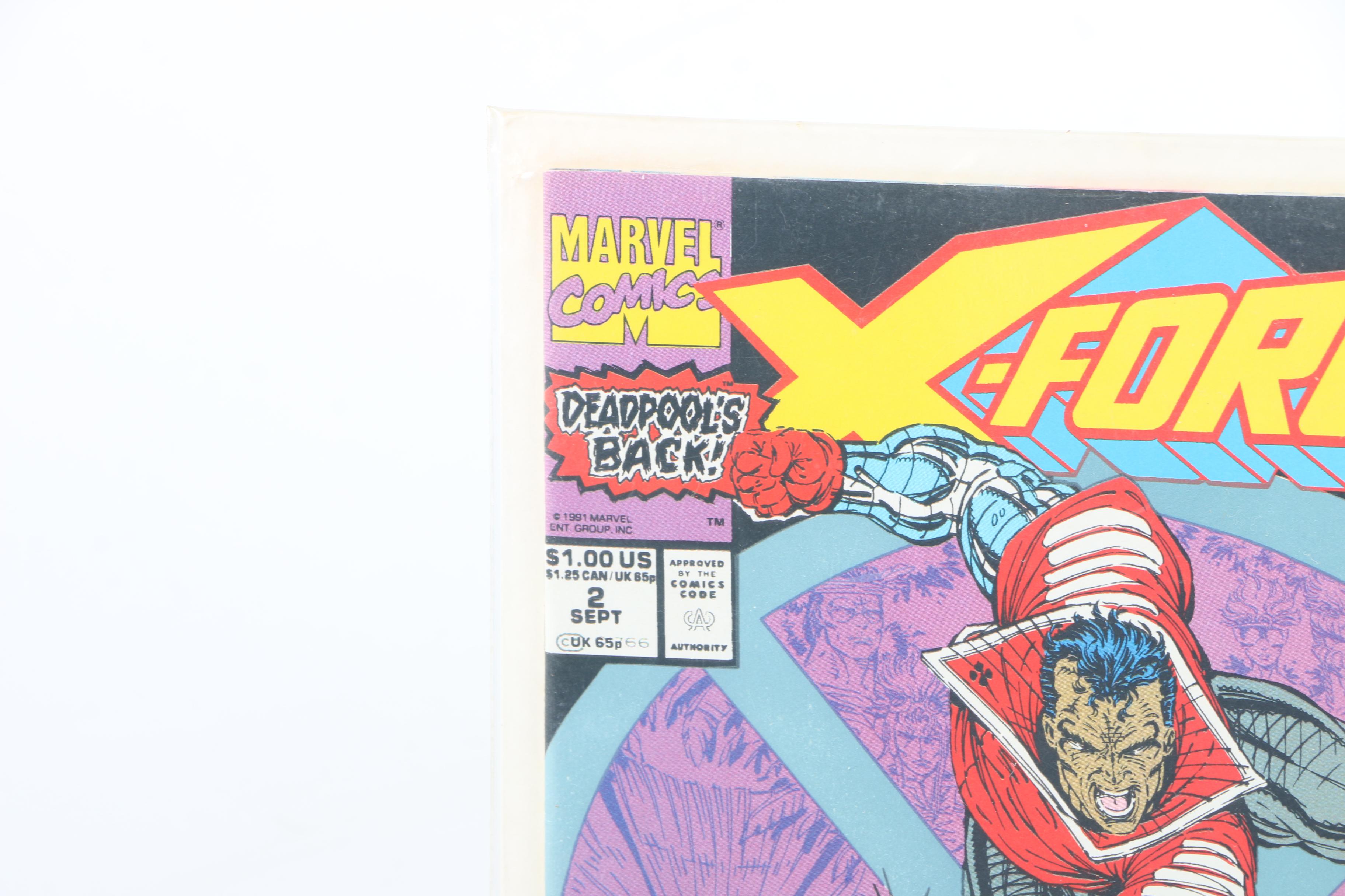 "X-Force" Issues 1-10 Featuring Second Deadpool Appearance