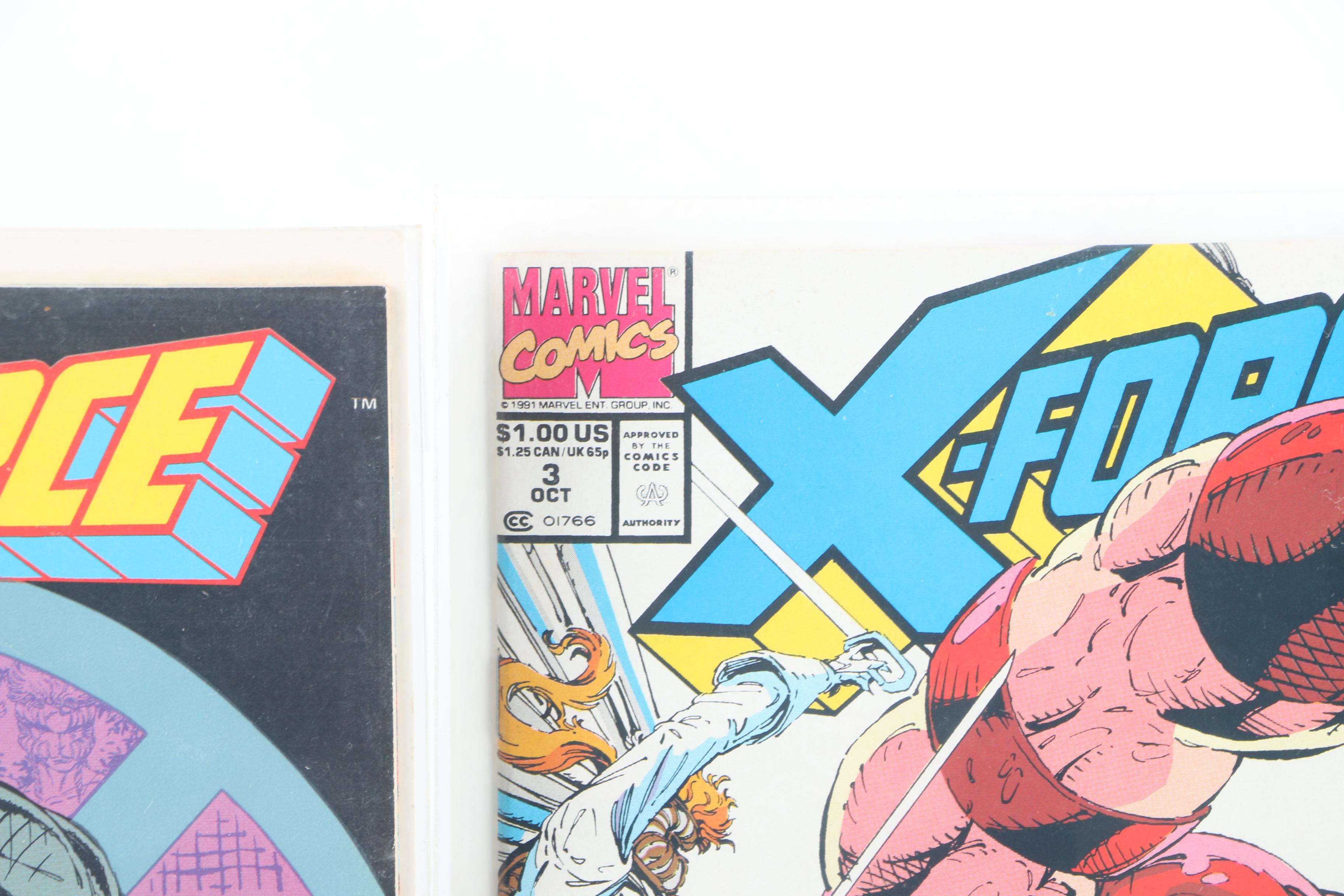 "X-Force" Issues 1-10 Featuring Second Deadpool Appearance