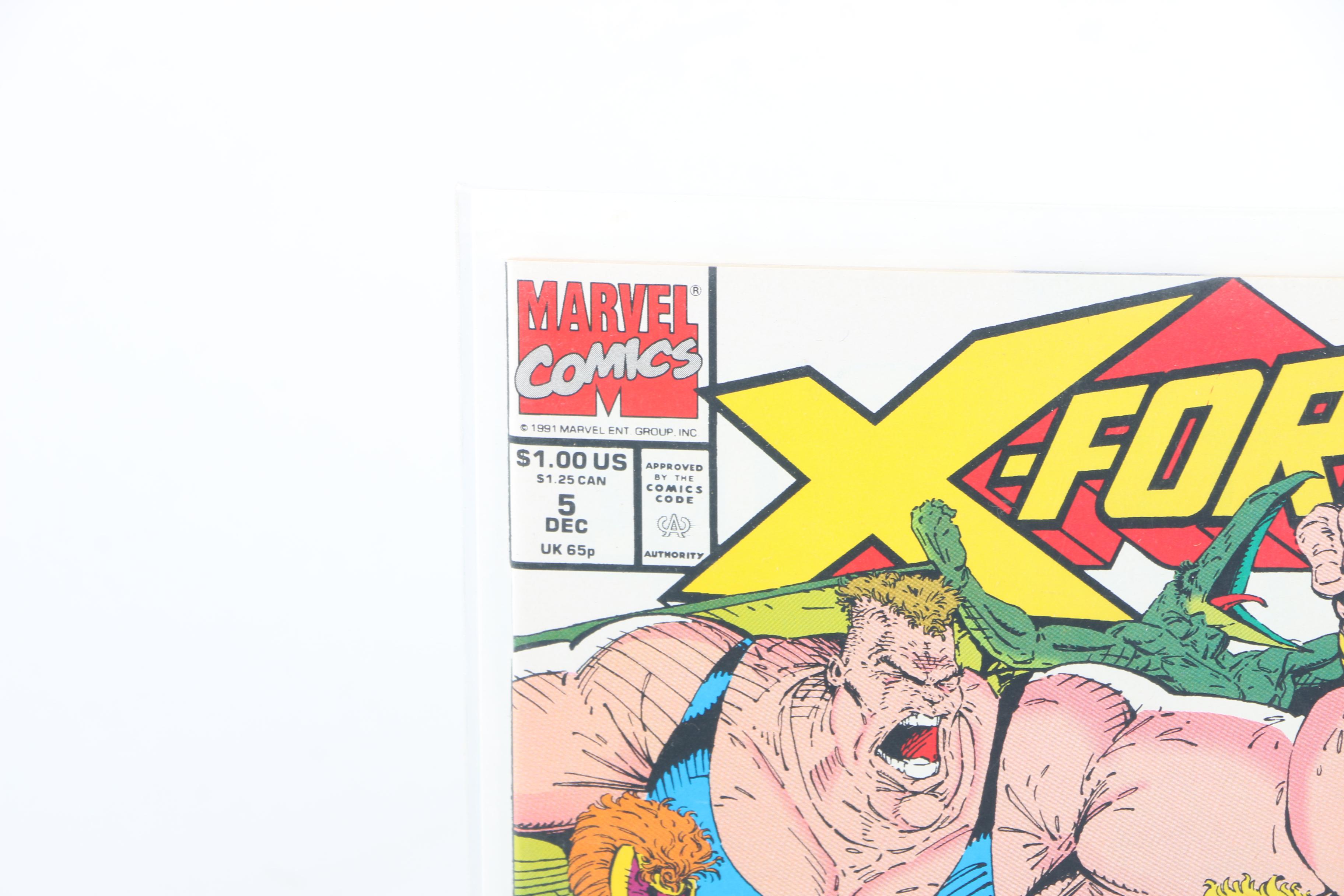 "X-Force" Issues 1-10 Featuring Second Deadpool Appearance