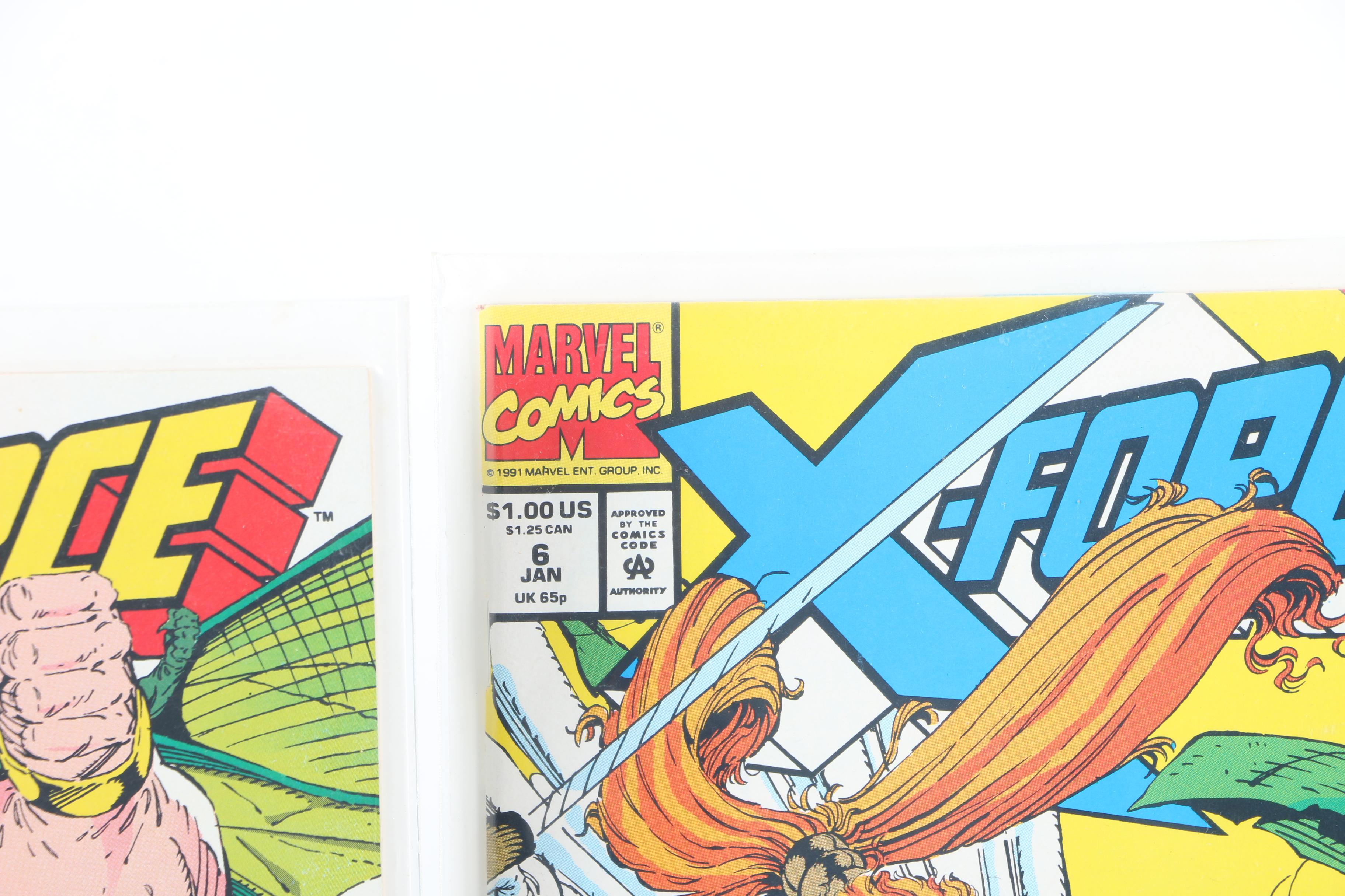 "X-Force" Issues 1-10 Featuring Second Deadpool Appearance