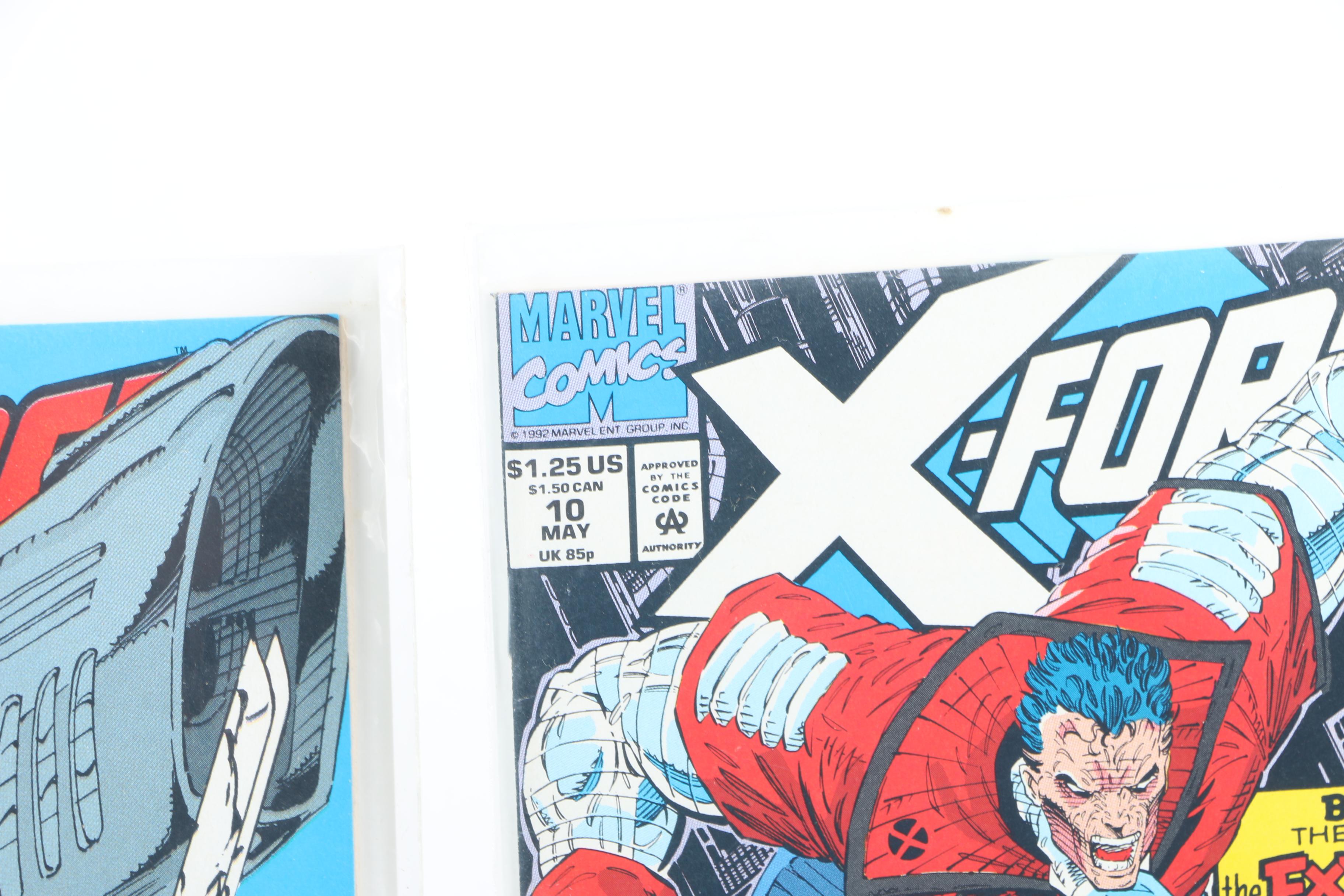 "X-Force" Issues 1-10 Featuring Second Deadpool Appearance
