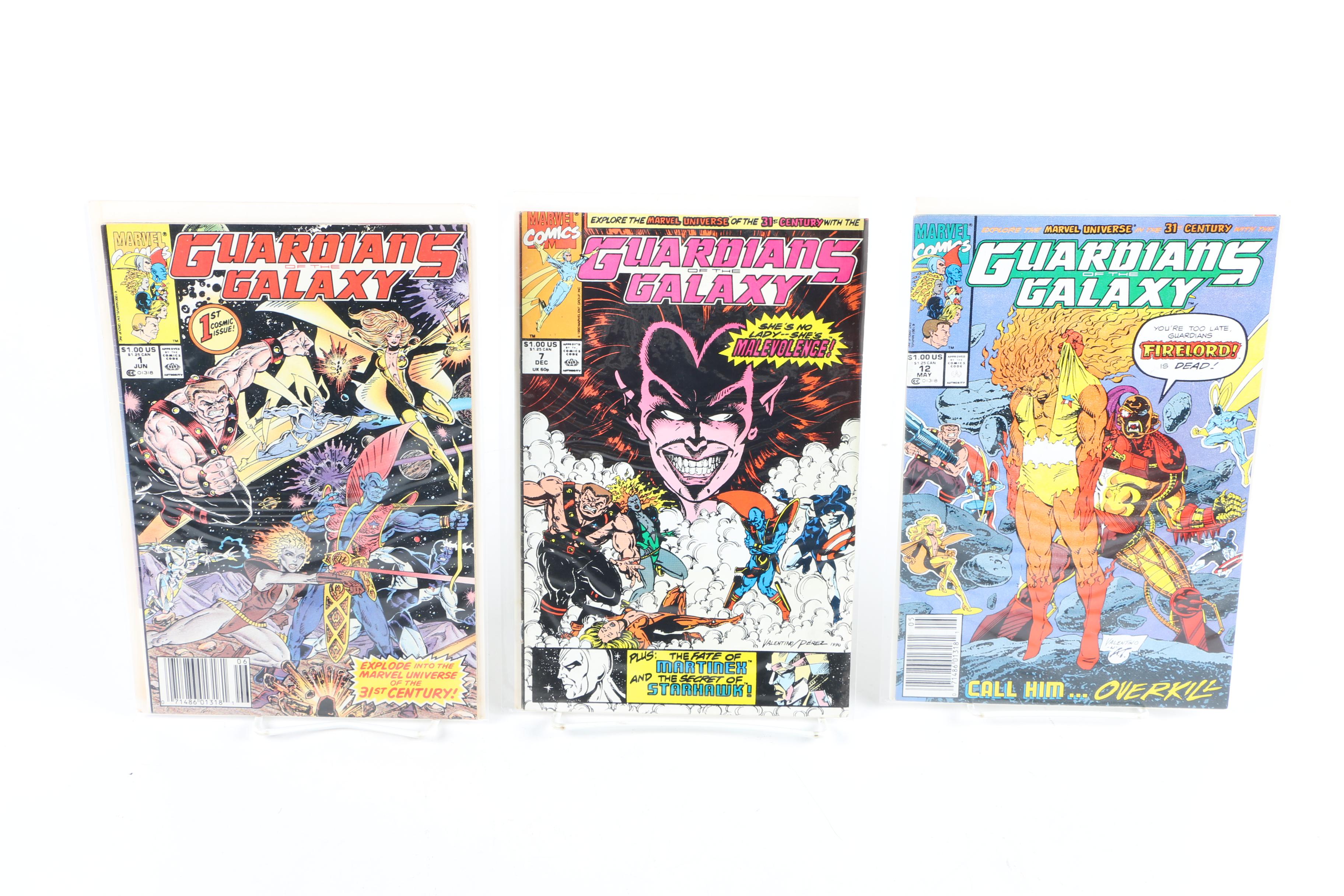 "Guardians of the Galaxy" Volume One Issues 1, 7, 12-16, 19-20 and 25