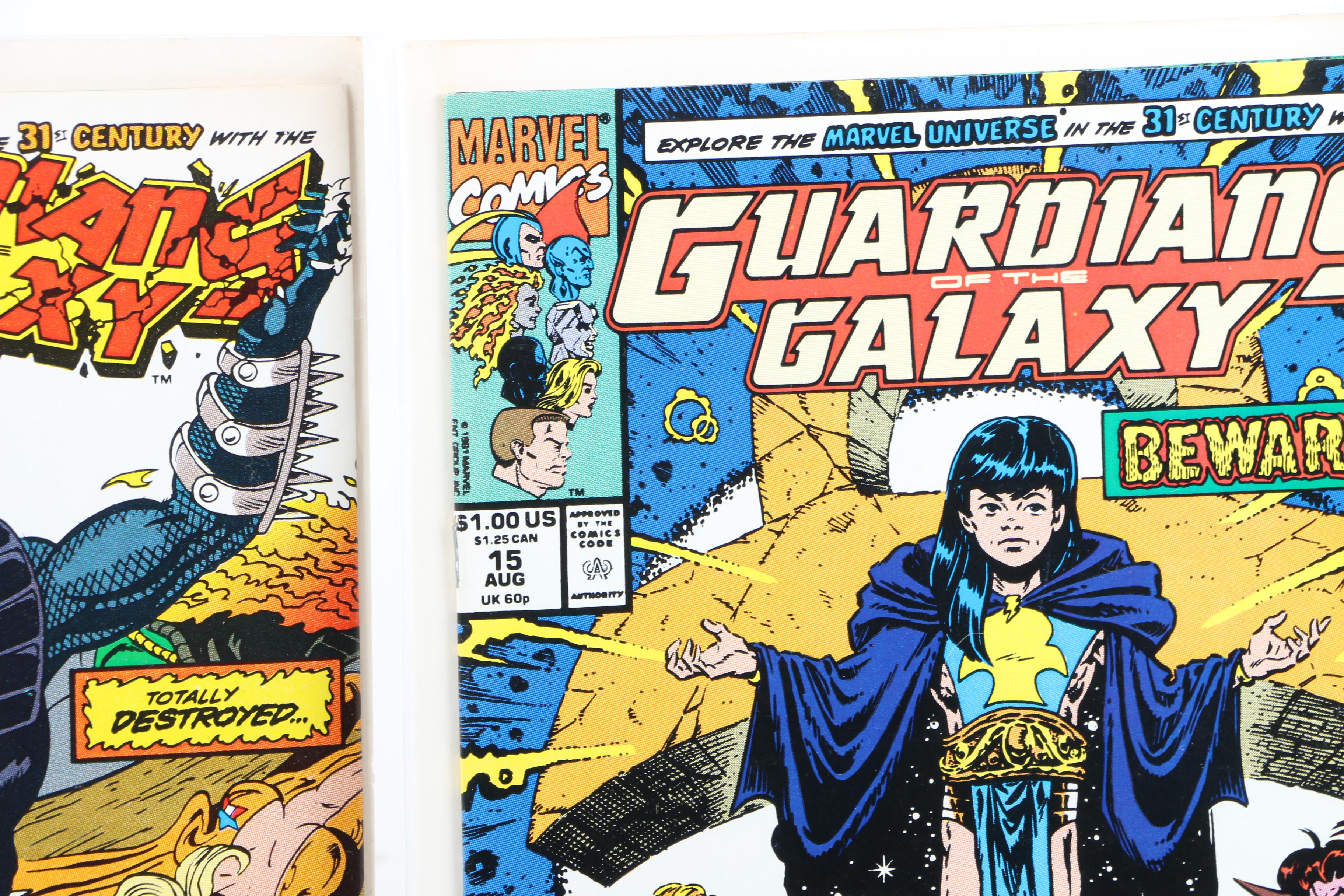 "Guardians of the Galaxy" Volume One Issues 1, 7, 12-16, 19-20 and 25