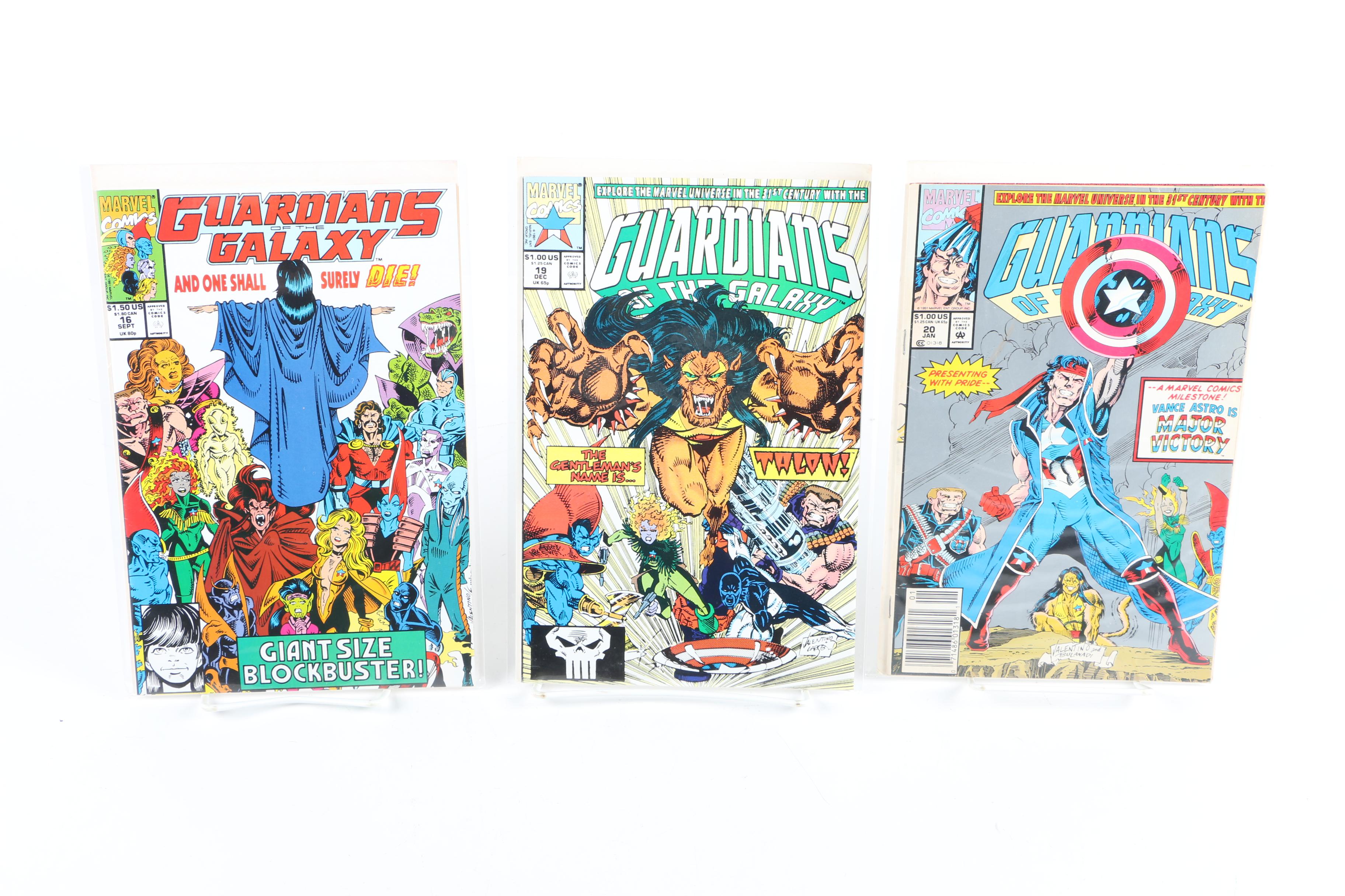 "Guardians of the Galaxy" Volume One Issues 1, 7, 12-16, 19-20 and 25