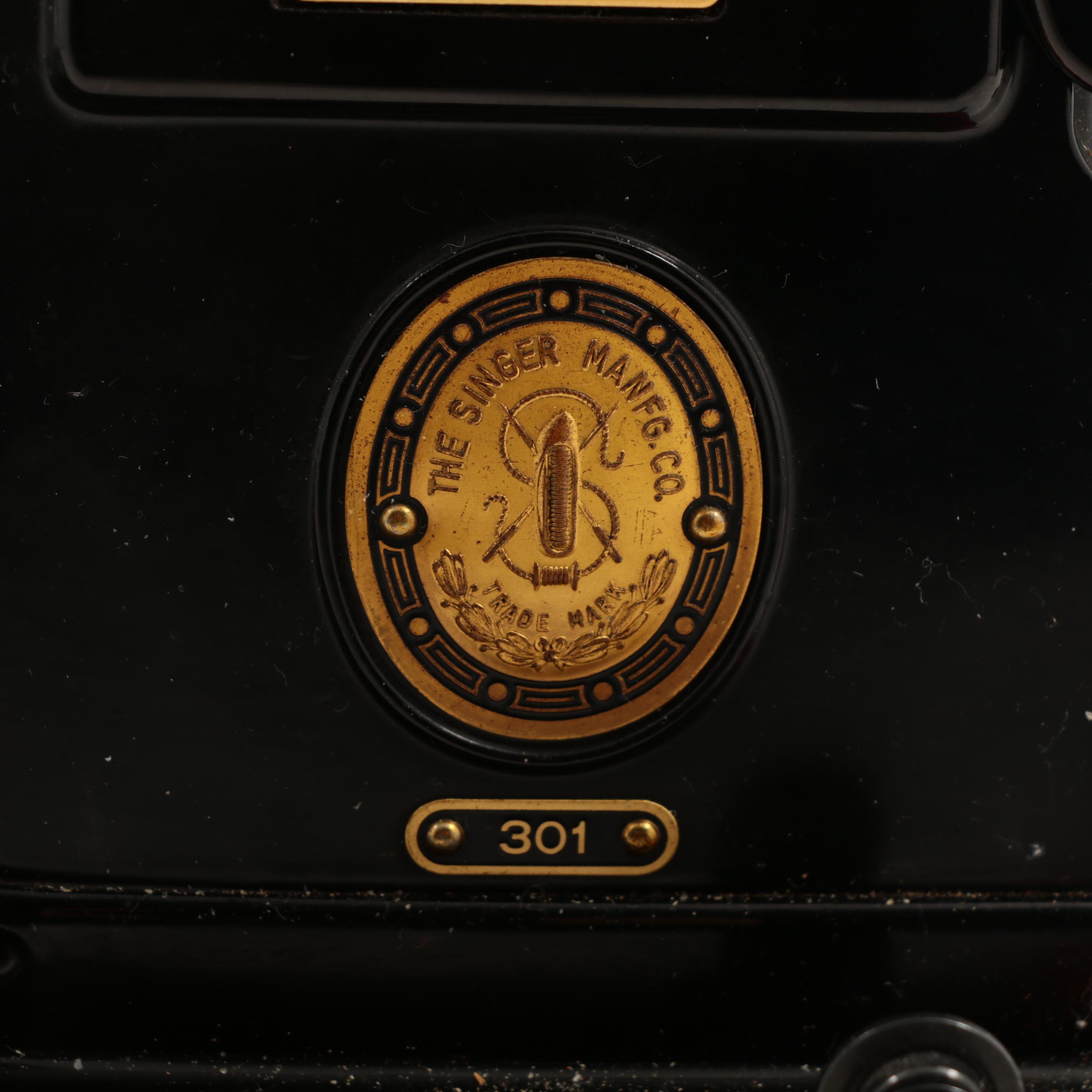 Vintage Singer Sewing Machine "301" Slant Needle Machine