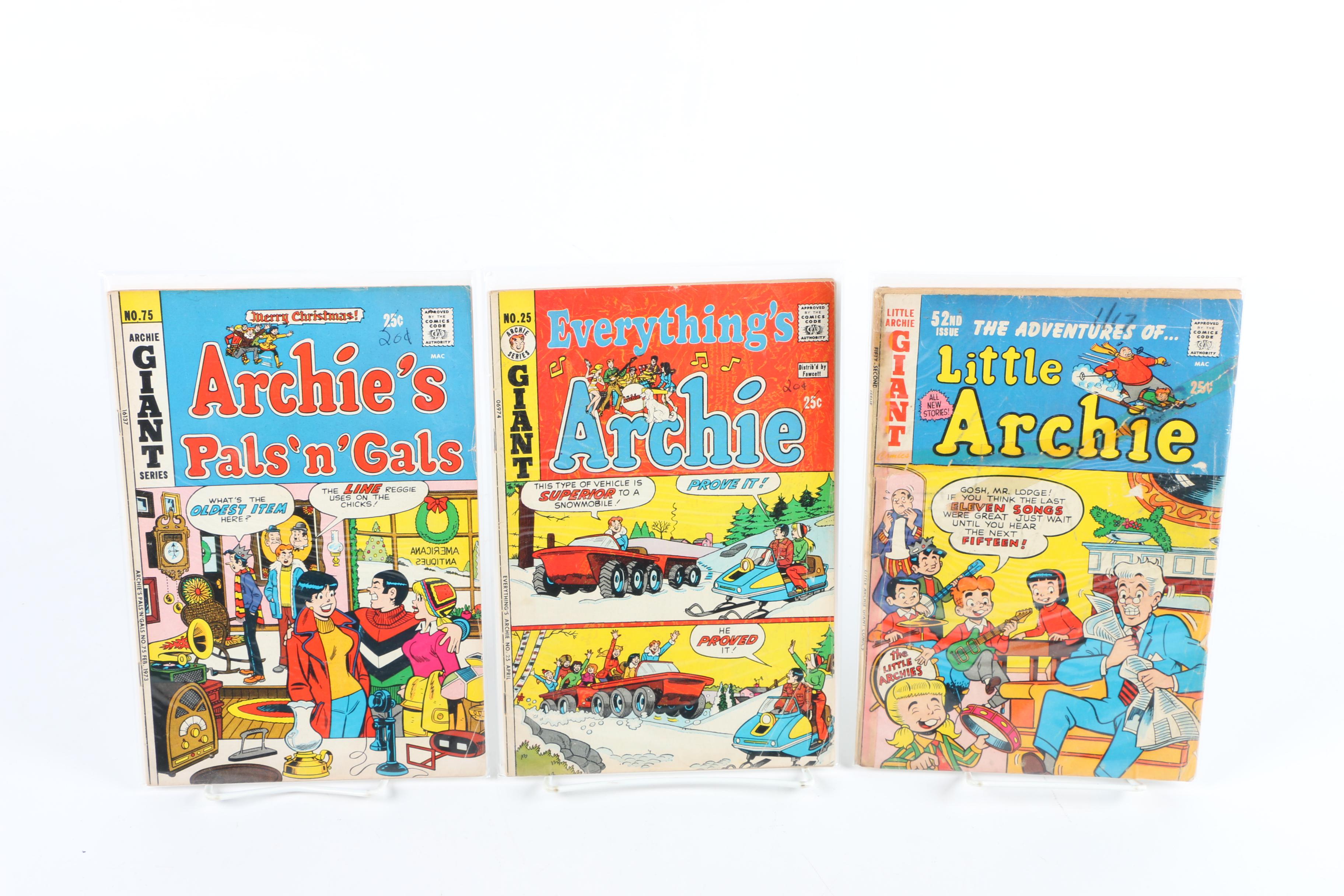 Assorted Bronze and Modern Age Archie Series Comic Books