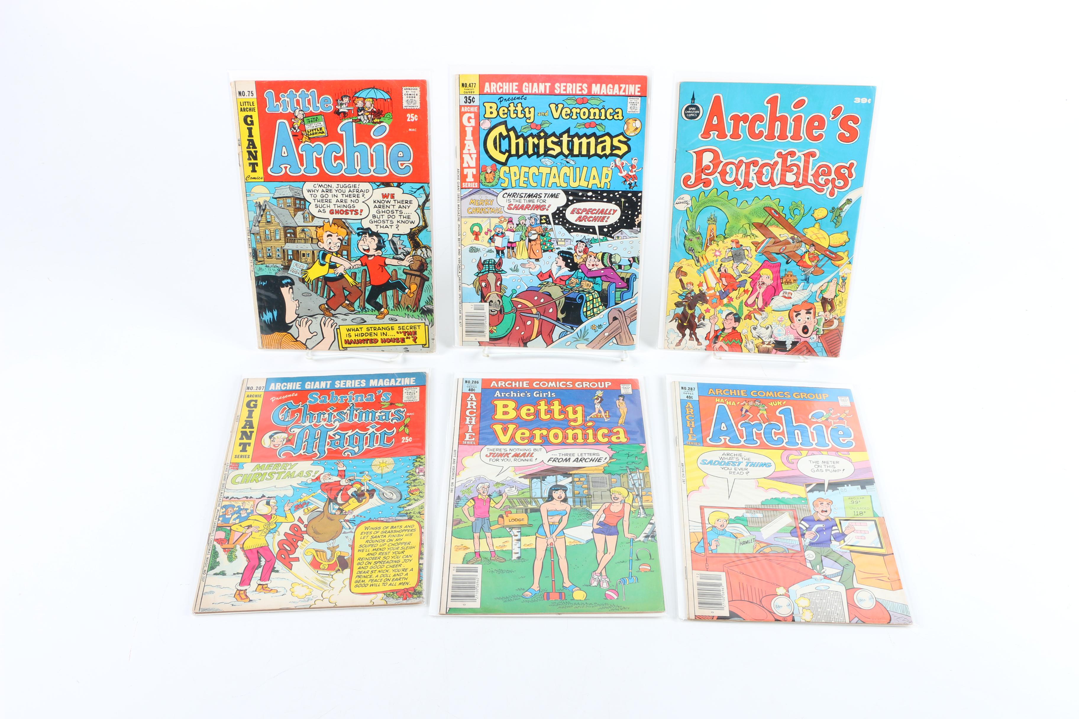 Assorted Bronze and Modern Age Archie Series Comic Books