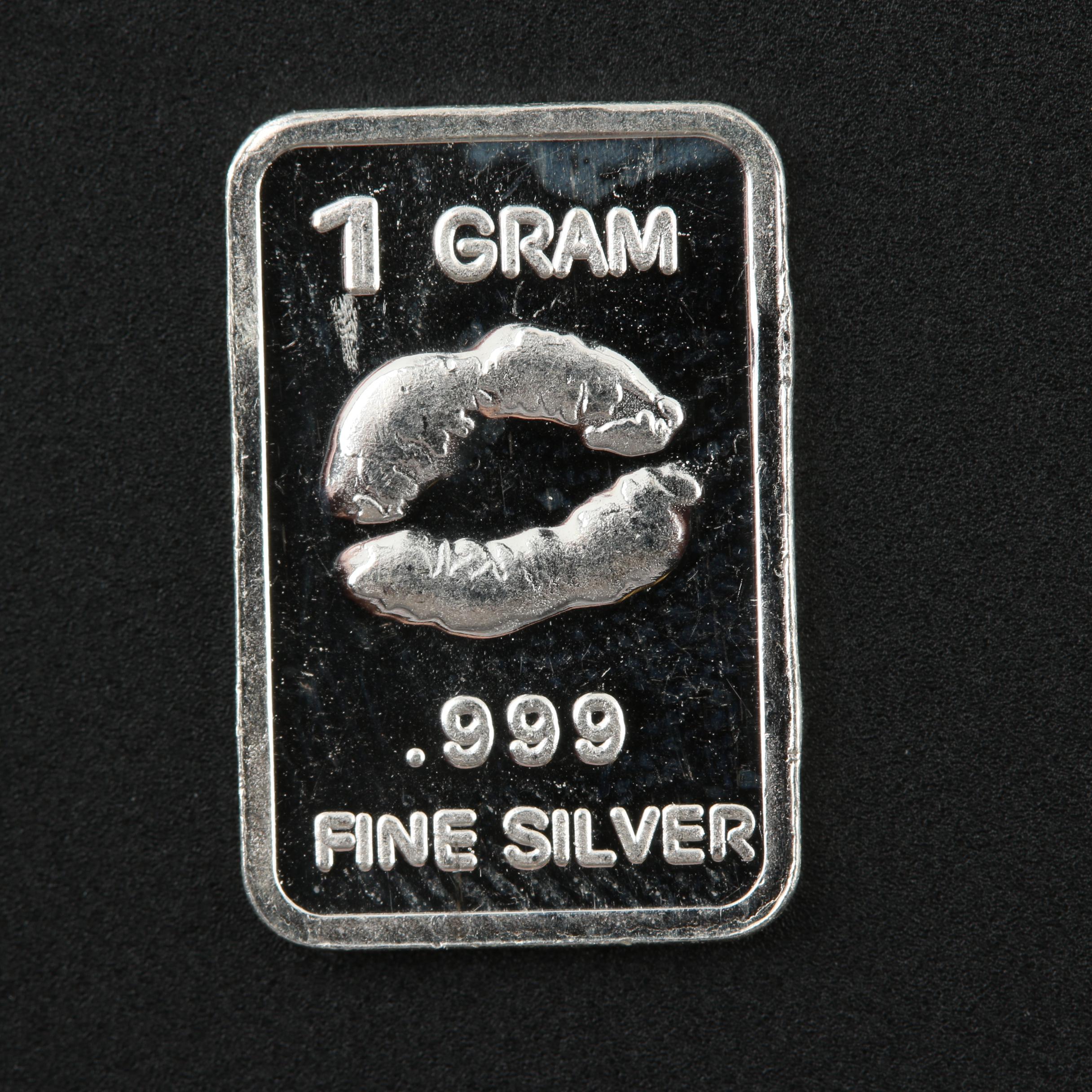Fifteen 1-Gram .999 Fine Silver Proof Ingots