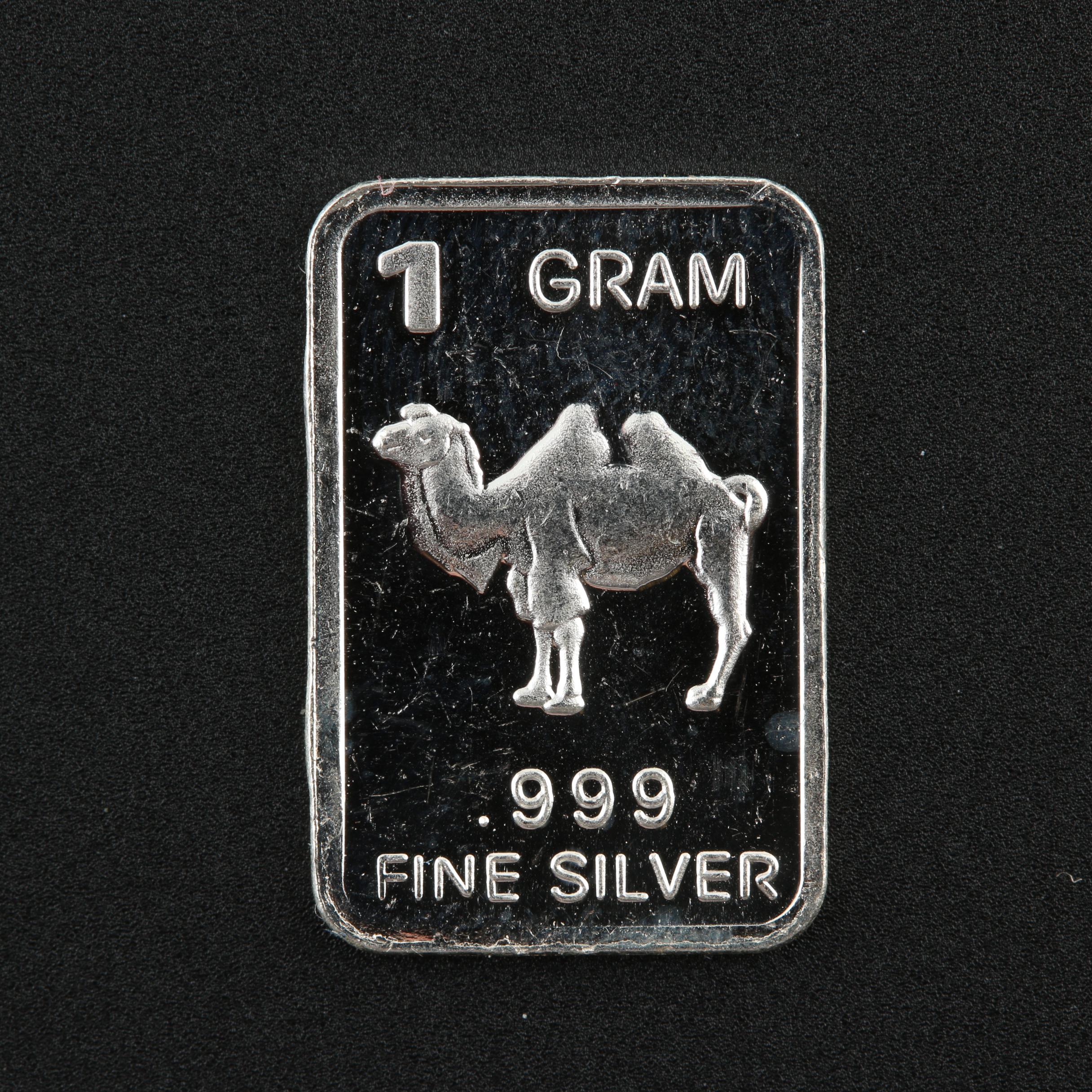Fifteen 1-Gram .999 Fine Silver Proof Ingots