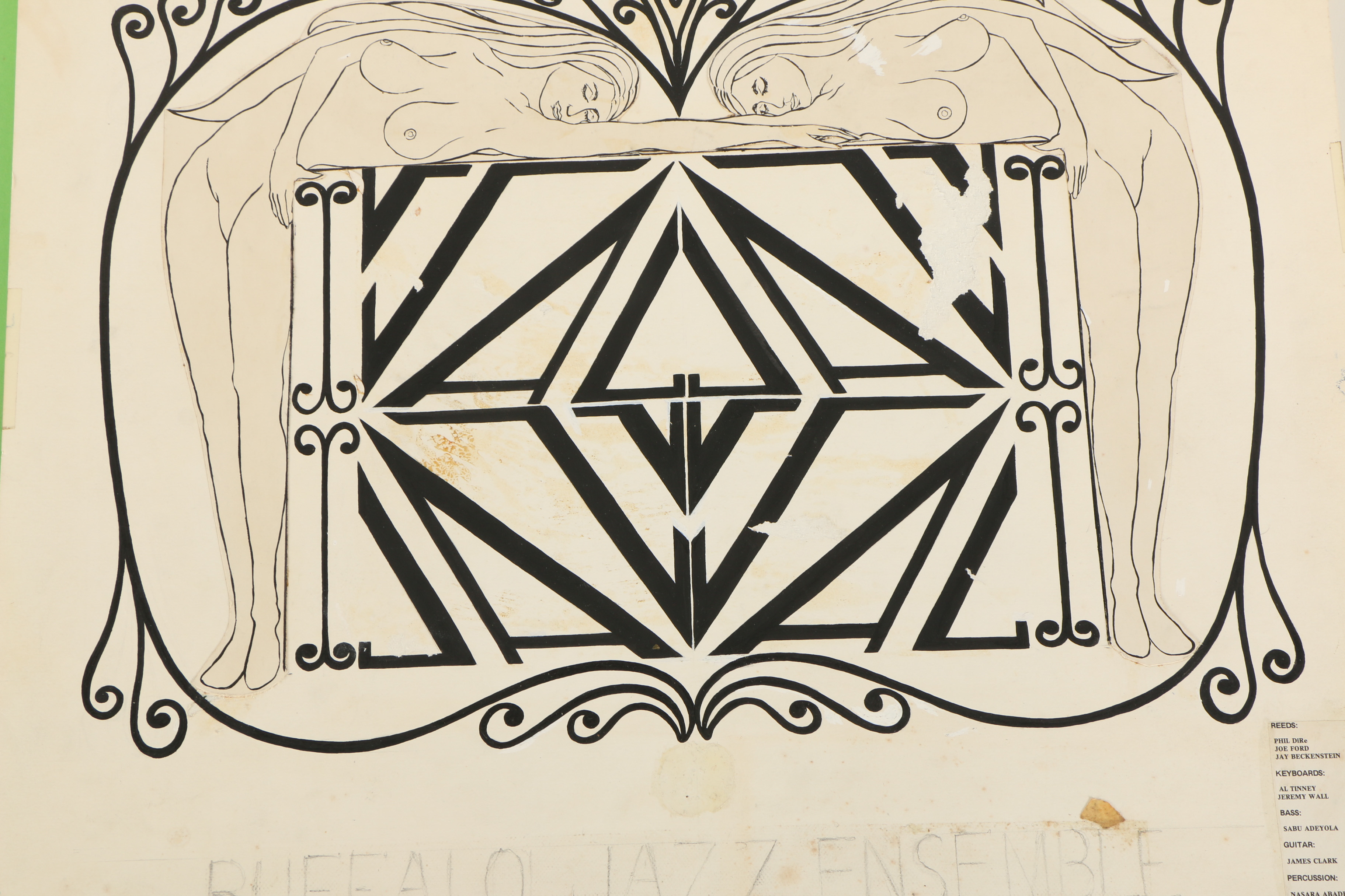 Eleven Lithograph Posters Including "Buffalo Jazz Ensemble"