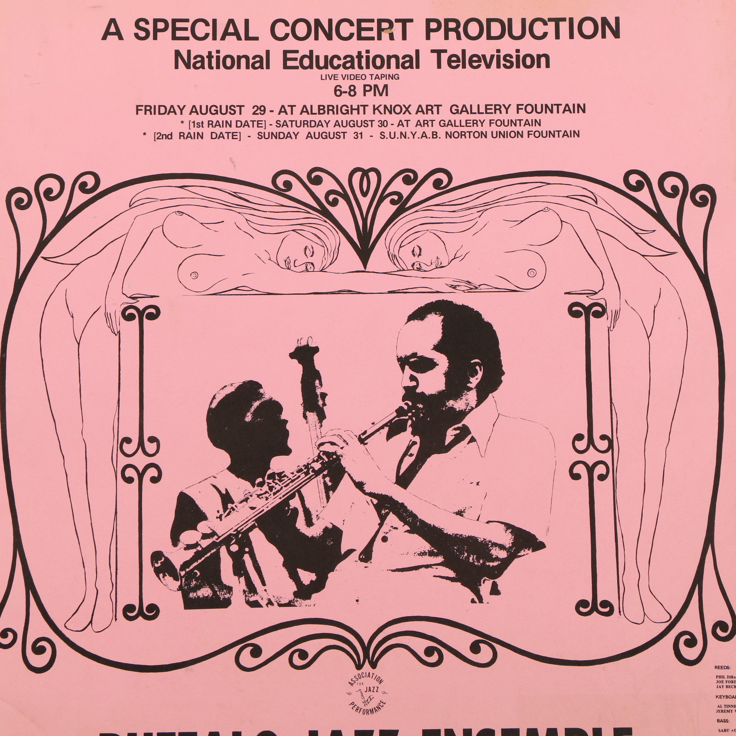 Eleven Lithograph Posters Including "Buffalo Jazz Ensemble"