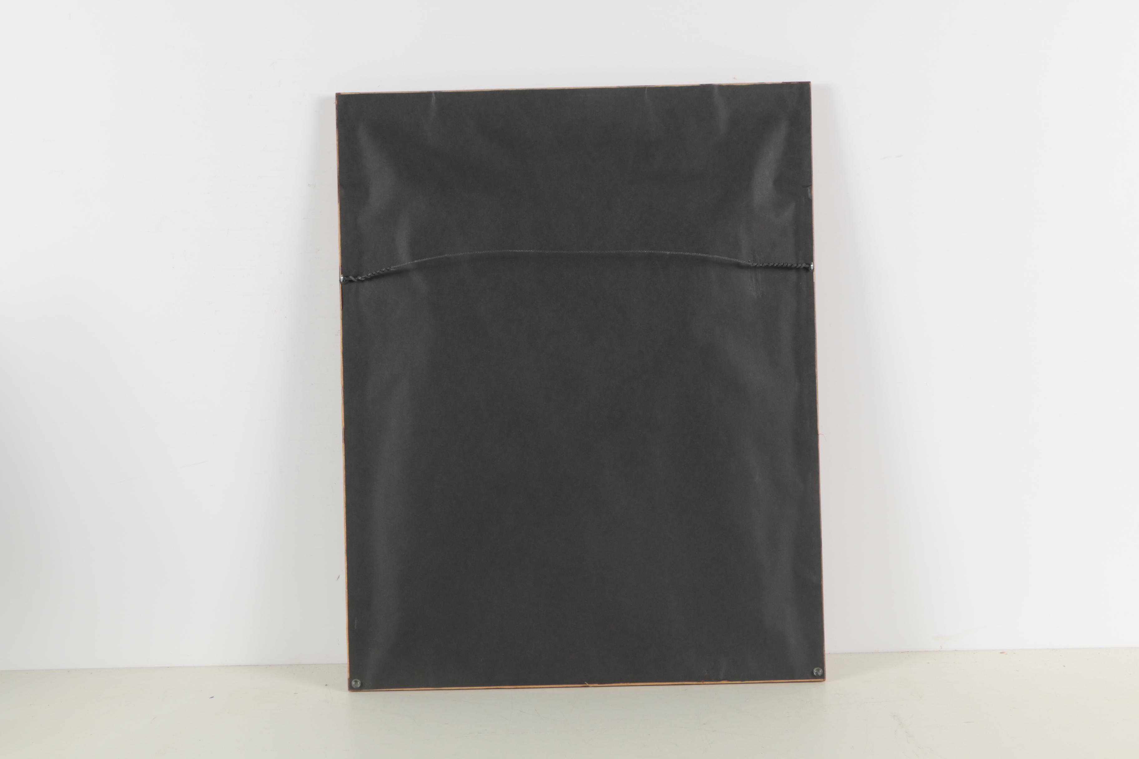 Halftone Reproduction Print After Glen Banse of "Frank Sinatra"