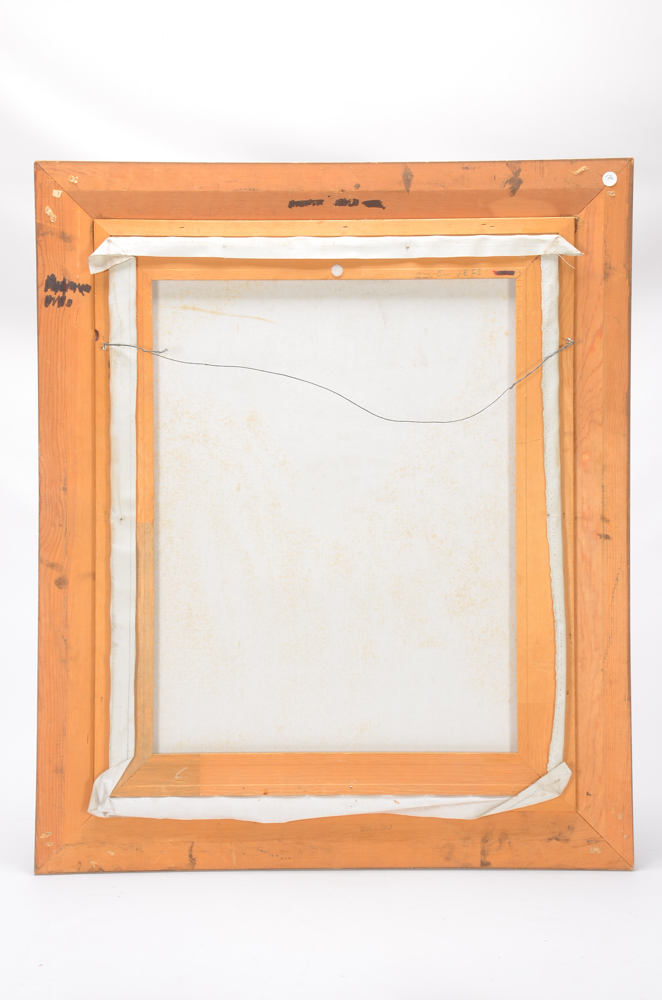 Noel Espinoza Oil on Canvas Portrait Painting "El Jefe"