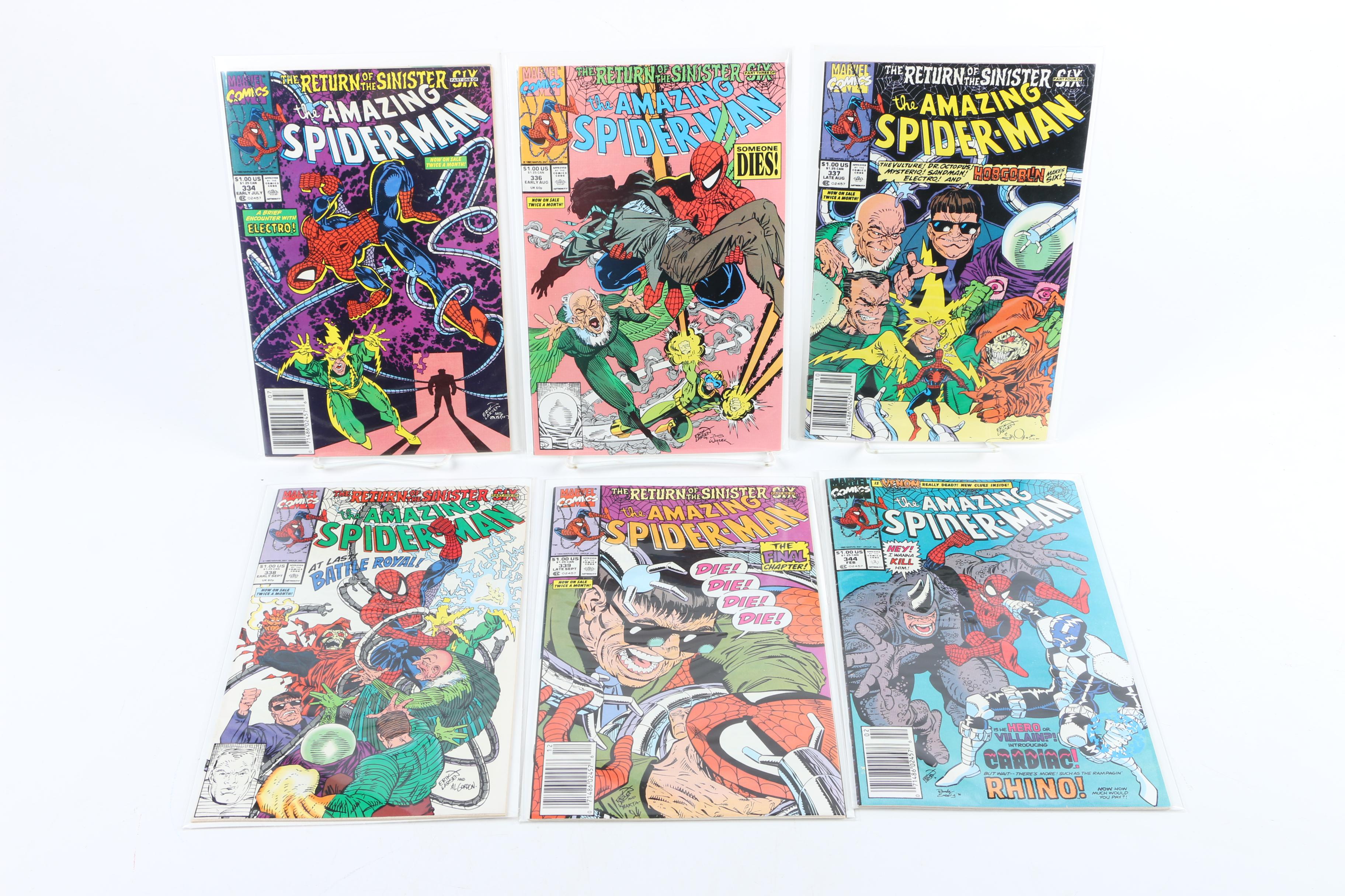 Carnage First Appearances "Amazing Spider-Man" # 361 and Other Spider-Man Comics