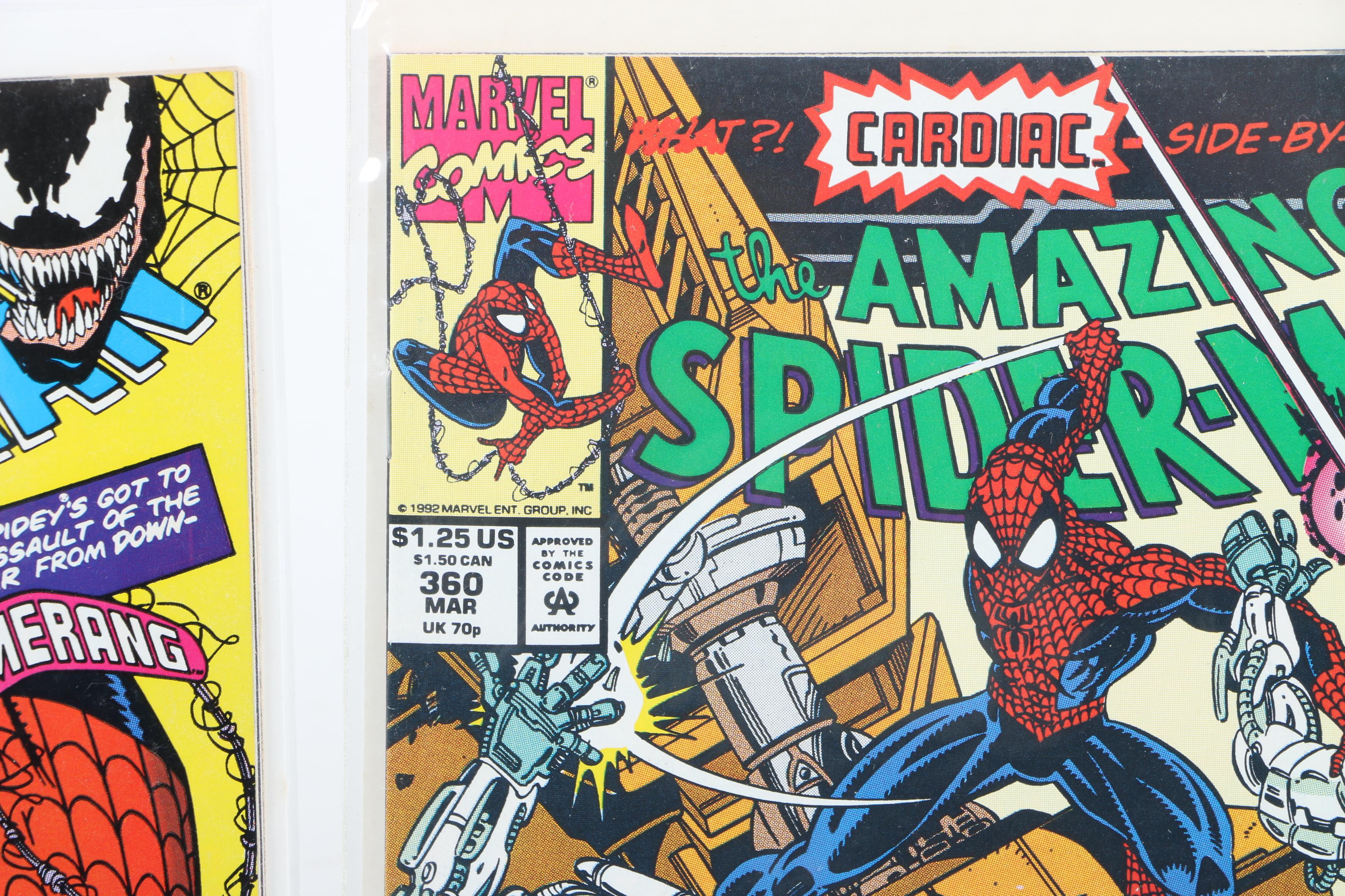 Carnage First Appearances "Amazing Spider-Man" # 361 and Other Spider-Man Comics