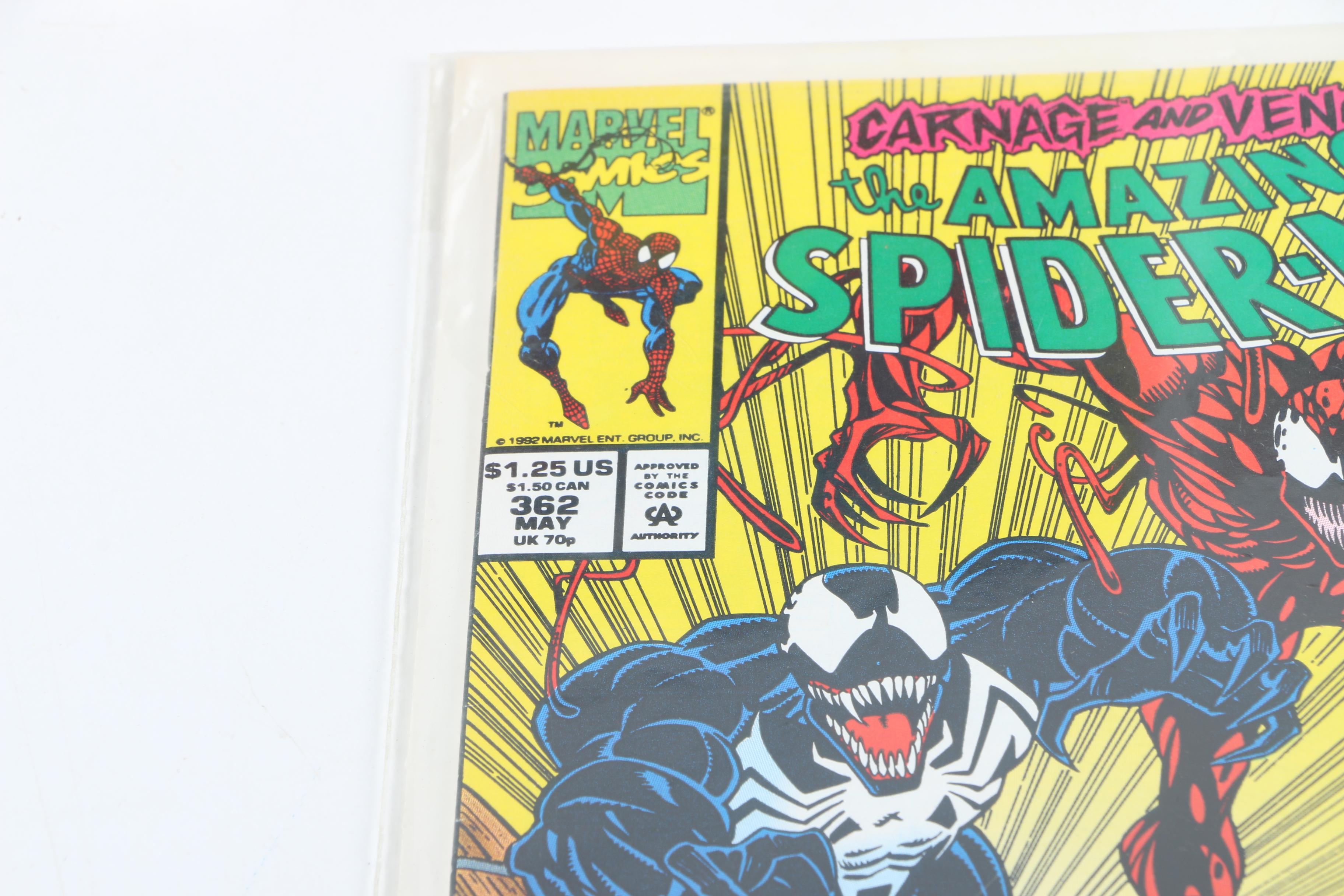 Carnage First Appearances "Amazing Spider-Man" # 361 and Other Spider-Man Comics