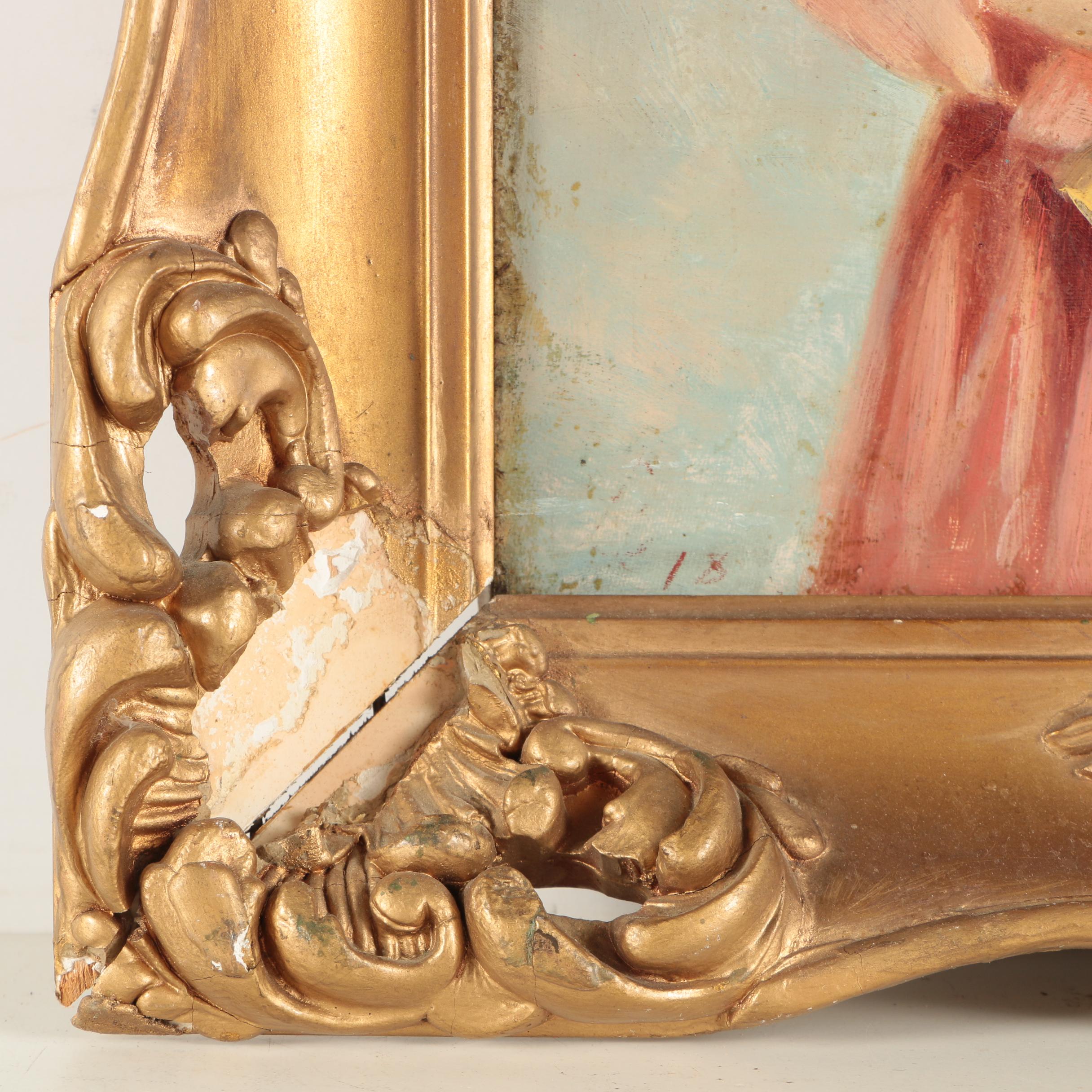 Antique European Oil Painting