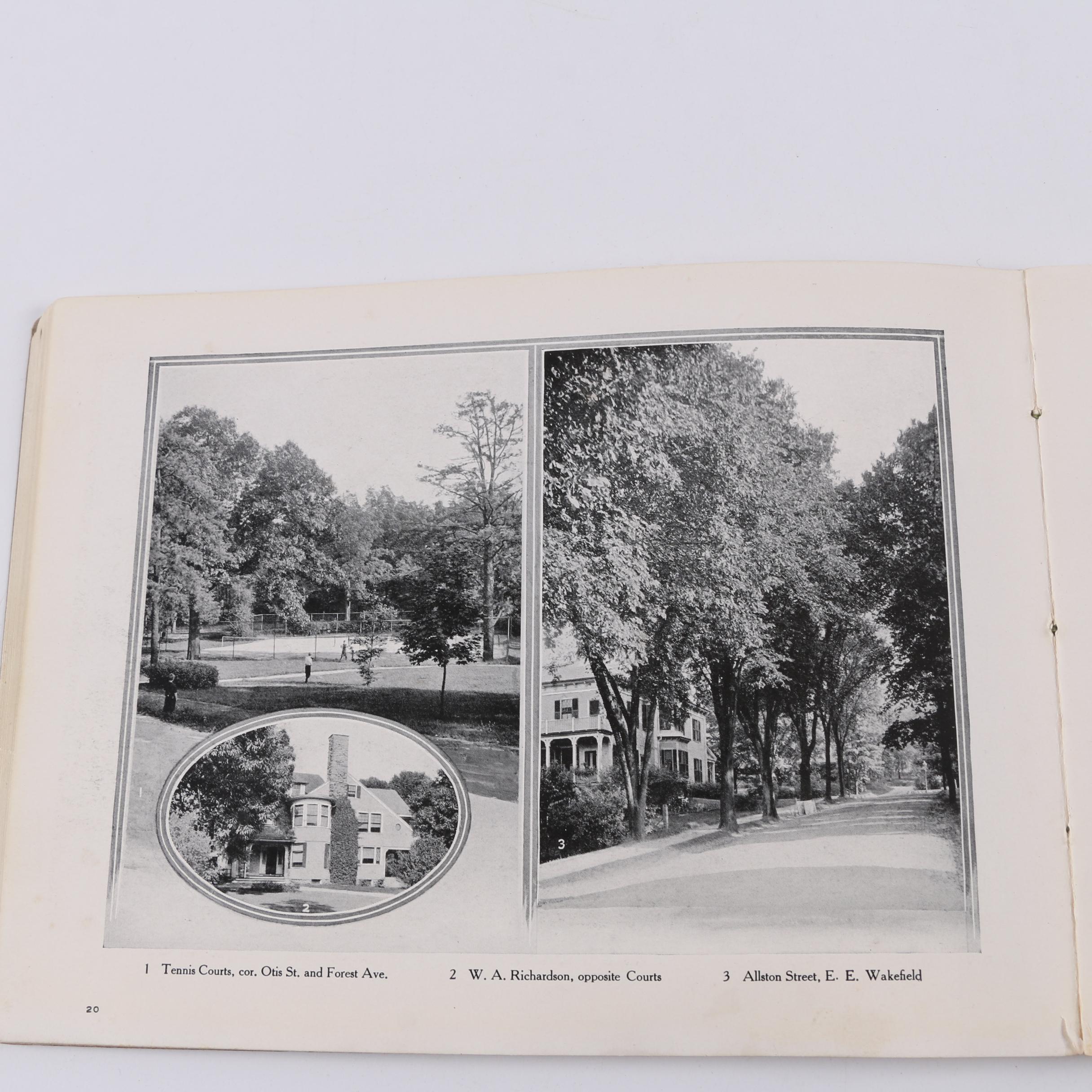 1889 "King's Handbook of Newton Massachusetts" and 1913 "Some Newtonville Homes"