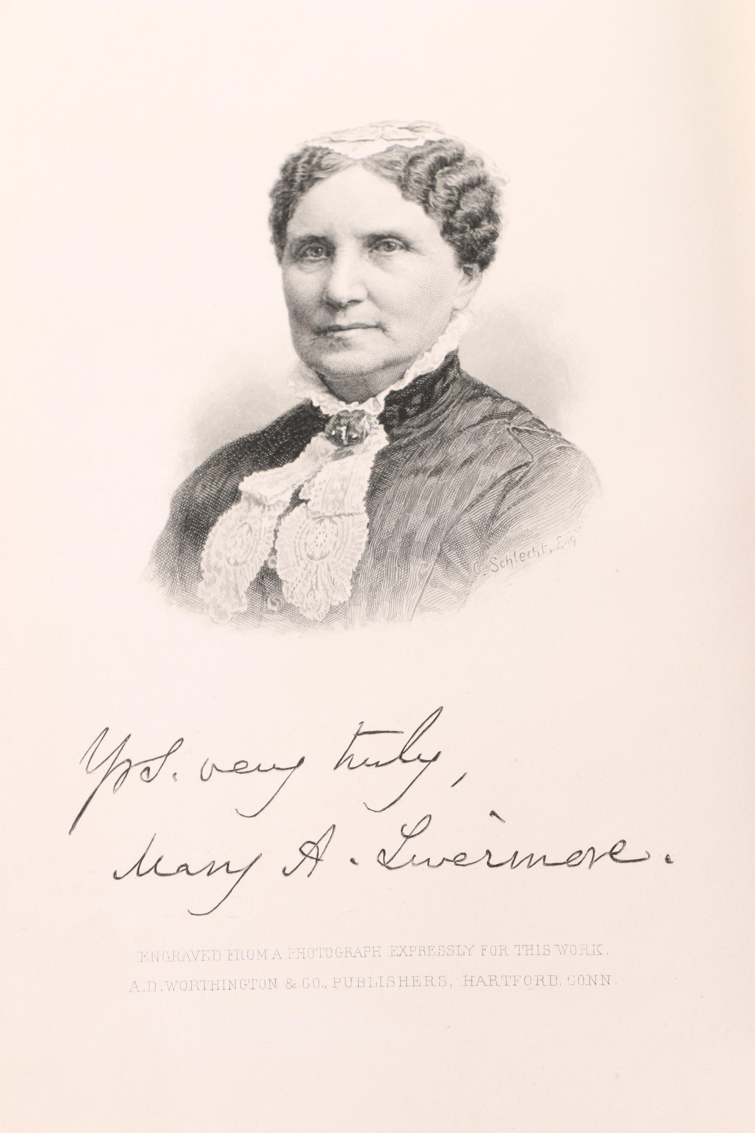 1890 "My Story of the War" by Mary A. Livermore
