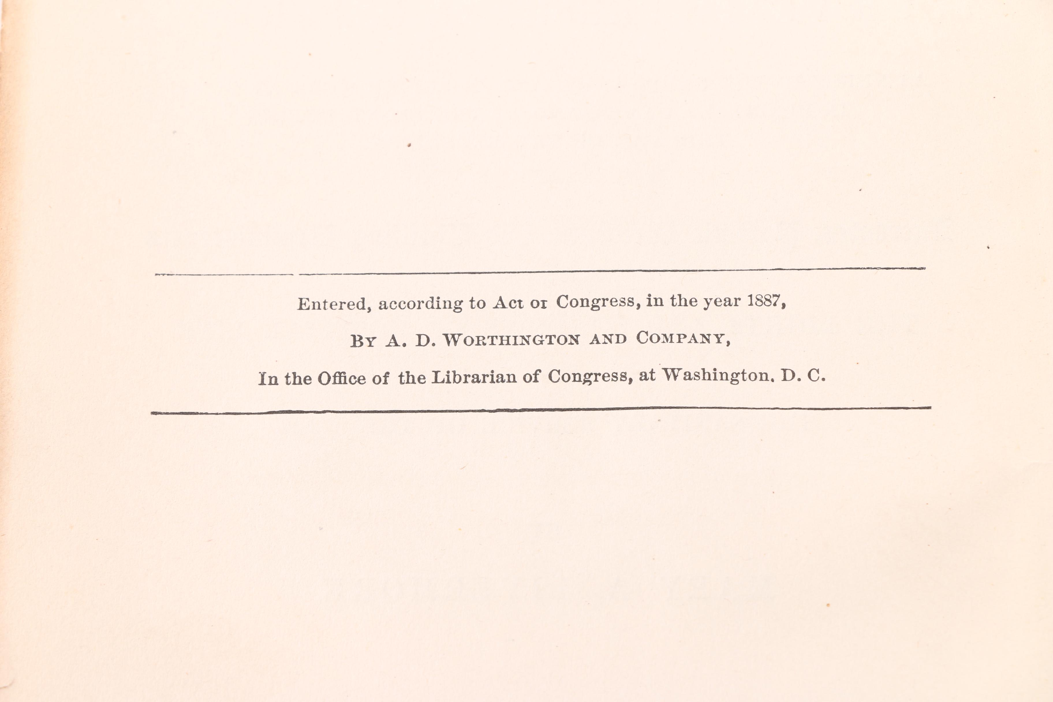 1890 "My Story of the War" by Mary A. Livermore