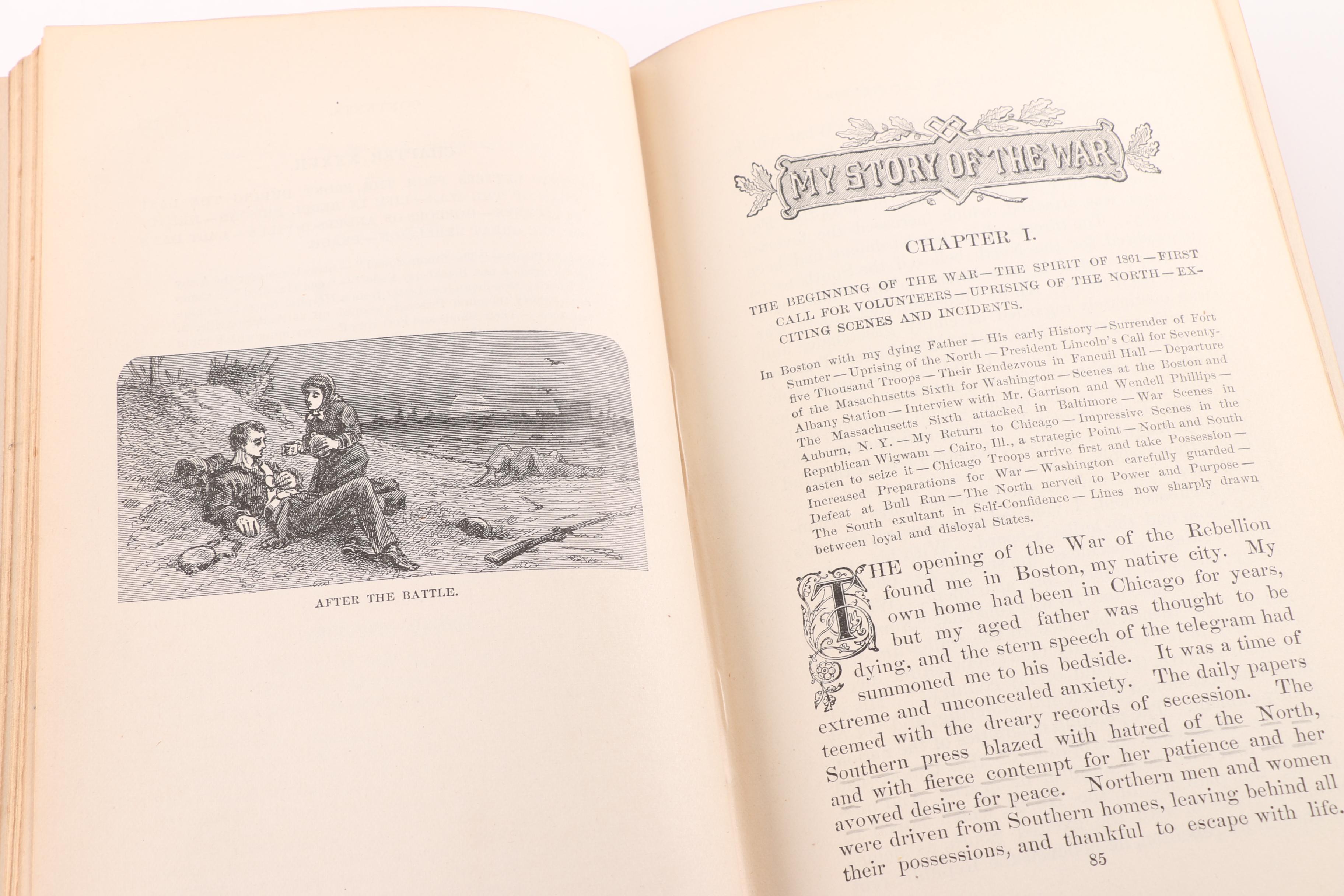 1890 "My Story of the War" by Mary A. Livermore