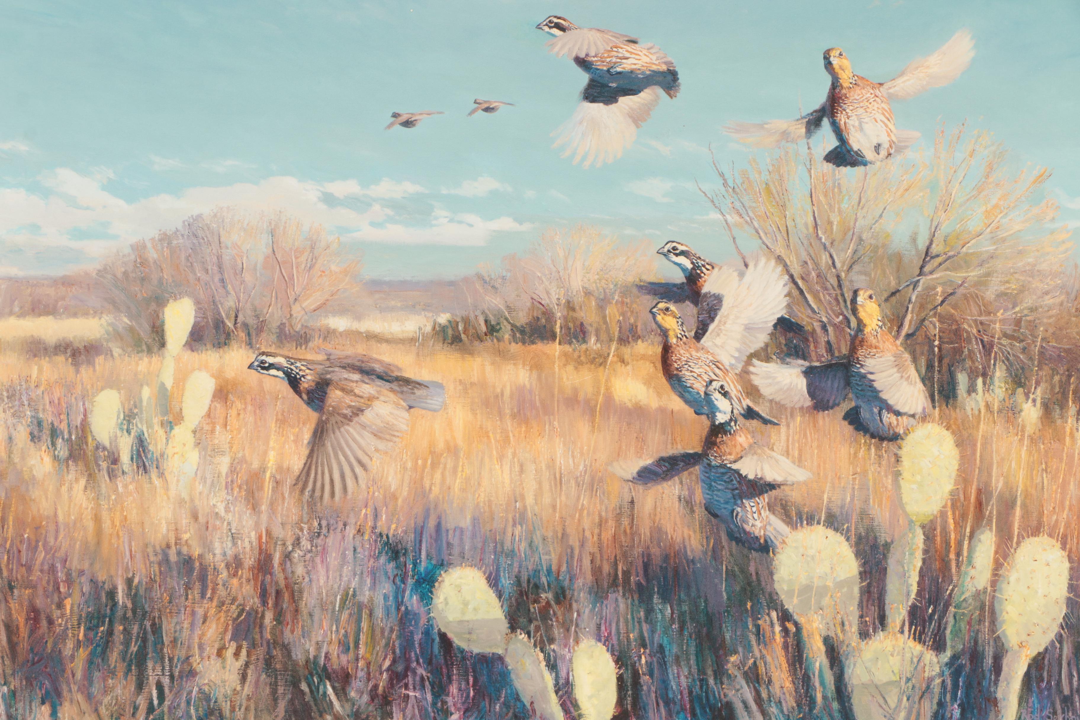 Rod Serbousek Giclee of Quails