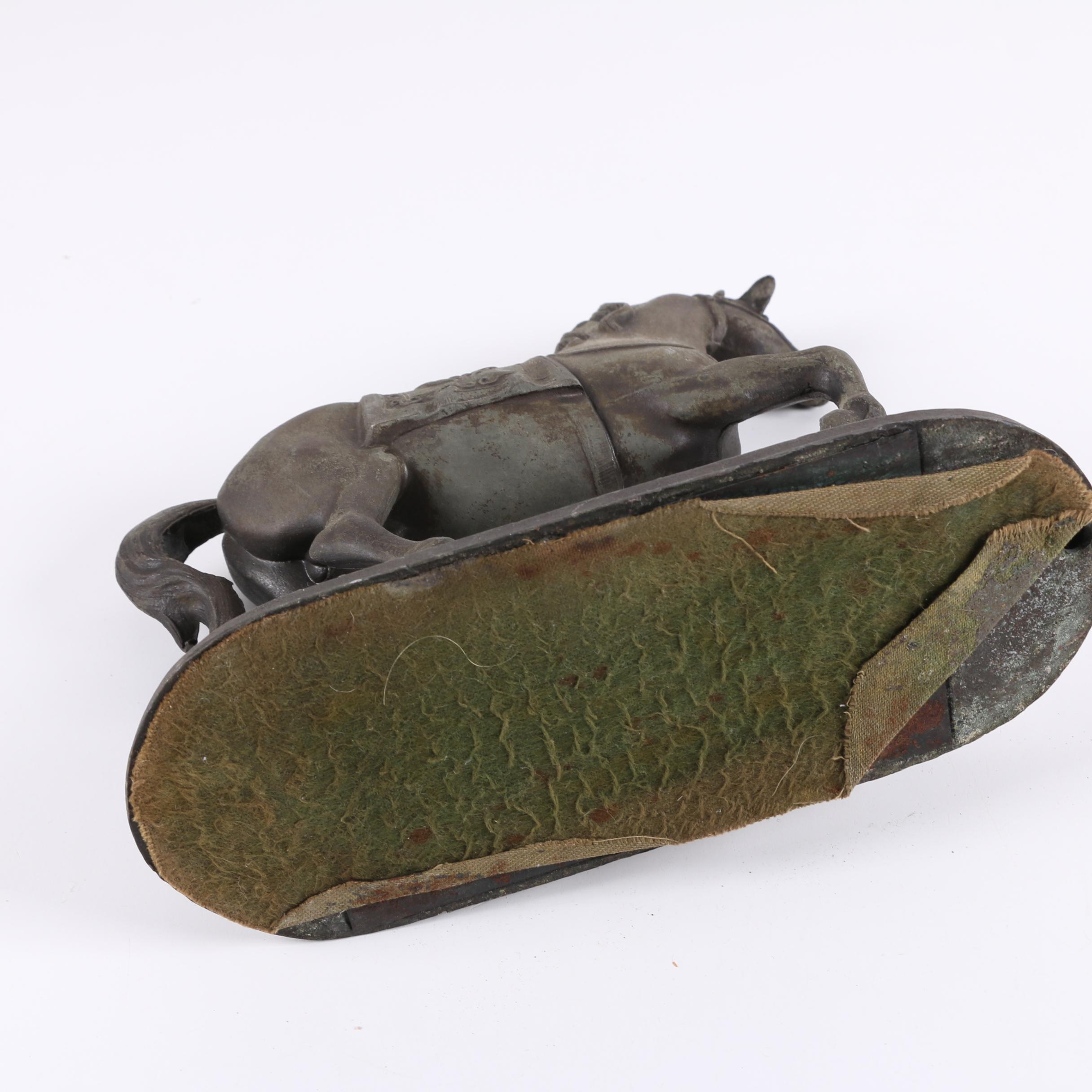 Vintage Molded Metal Horse Figurine