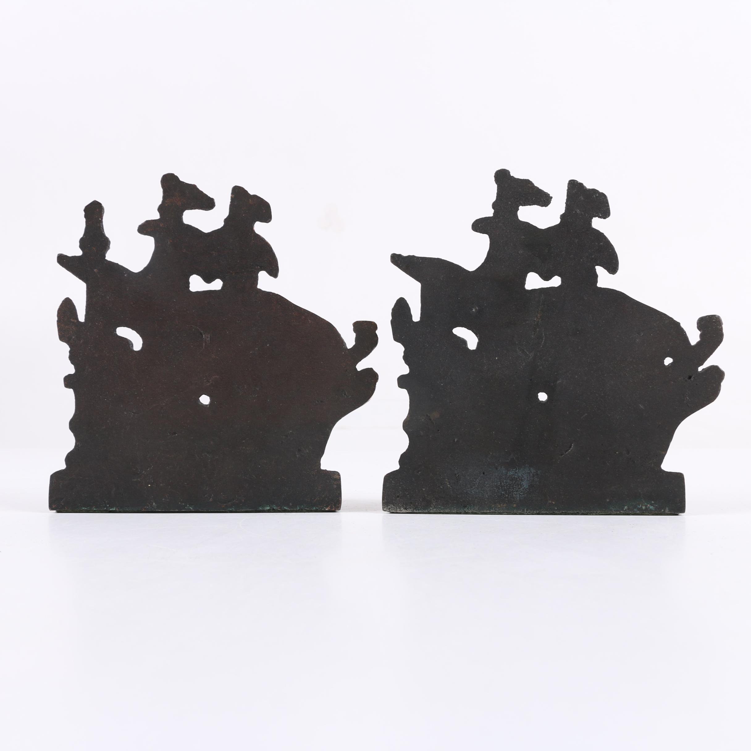 Nautical Motif Metal Bookends