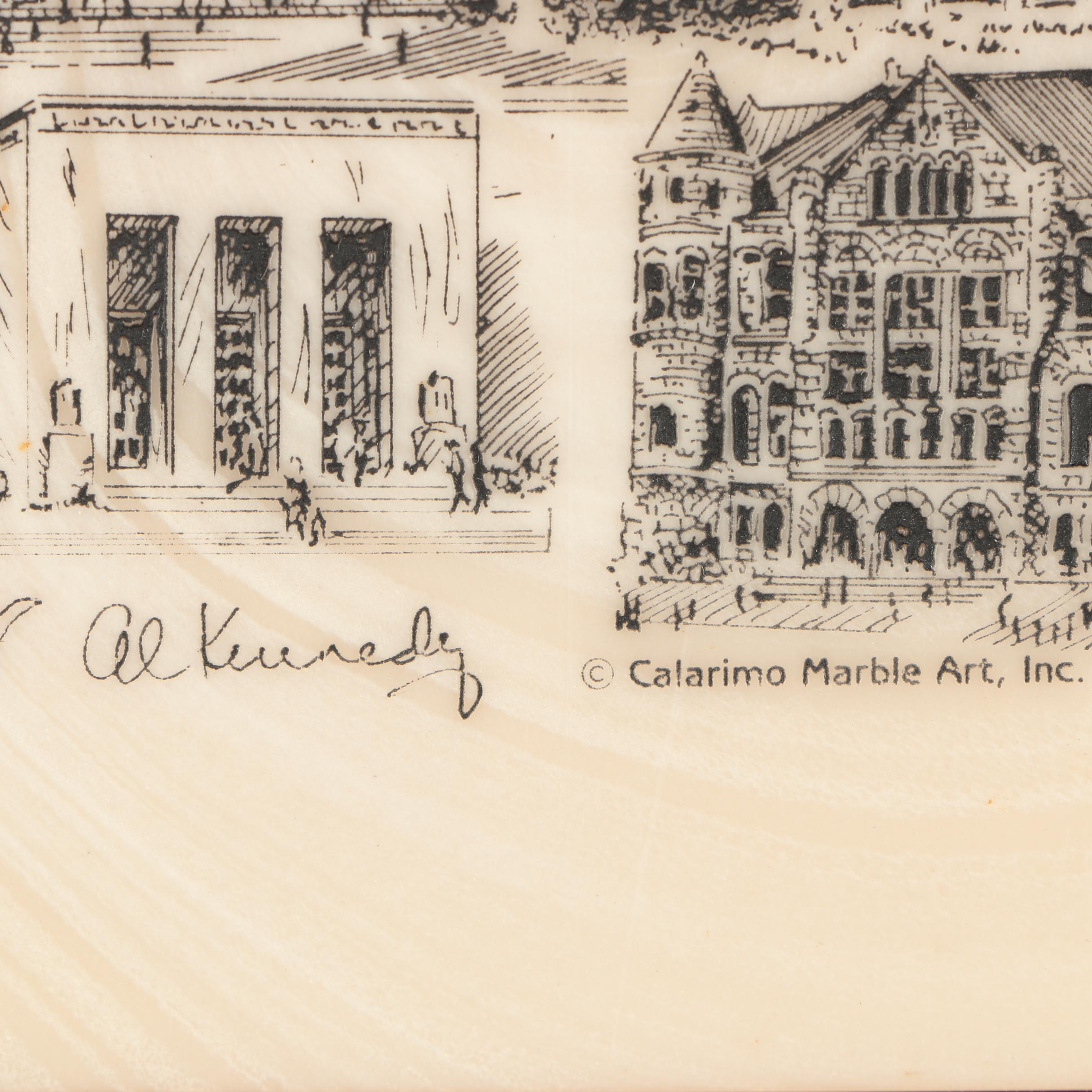 Limited Edition Etched Resin After Al Kennedy "Dallas"