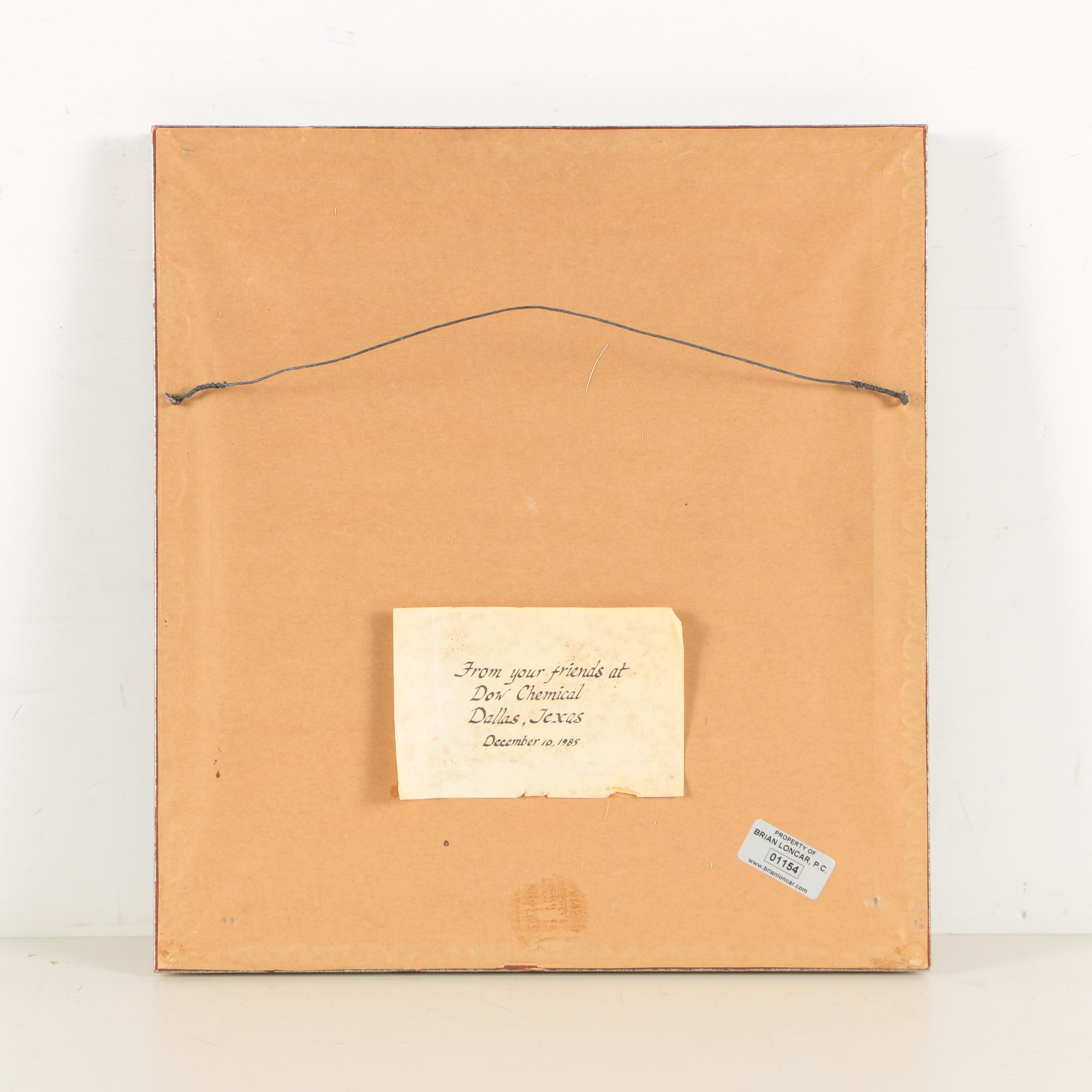 Limited Edition Etched Resin After Al Kennedy "Dallas"