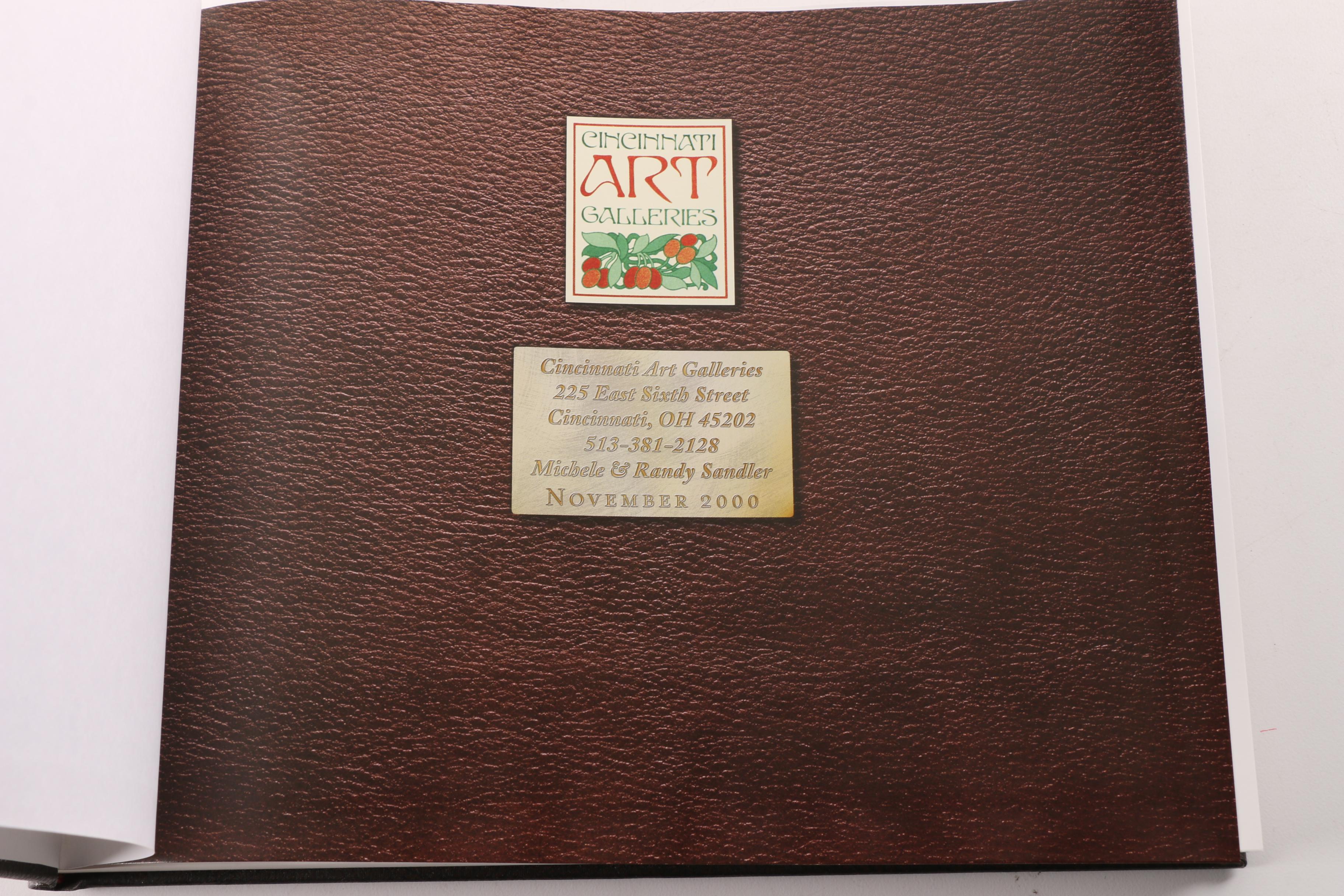 Art and Pottery Books Including Cincinnati Art Galleries Publications