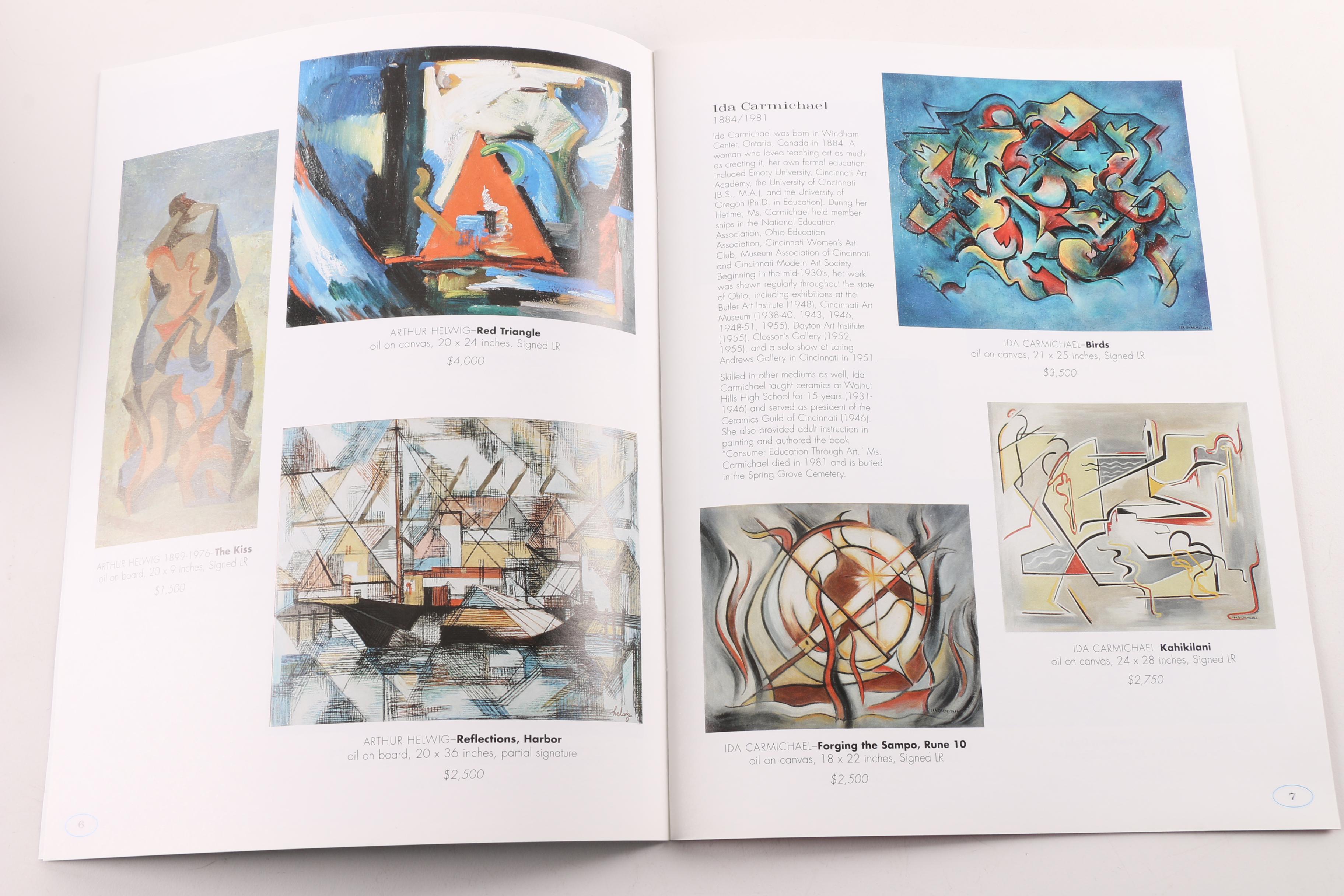 Art and Pottery Books Including Cincinnati Art Galleries Publications