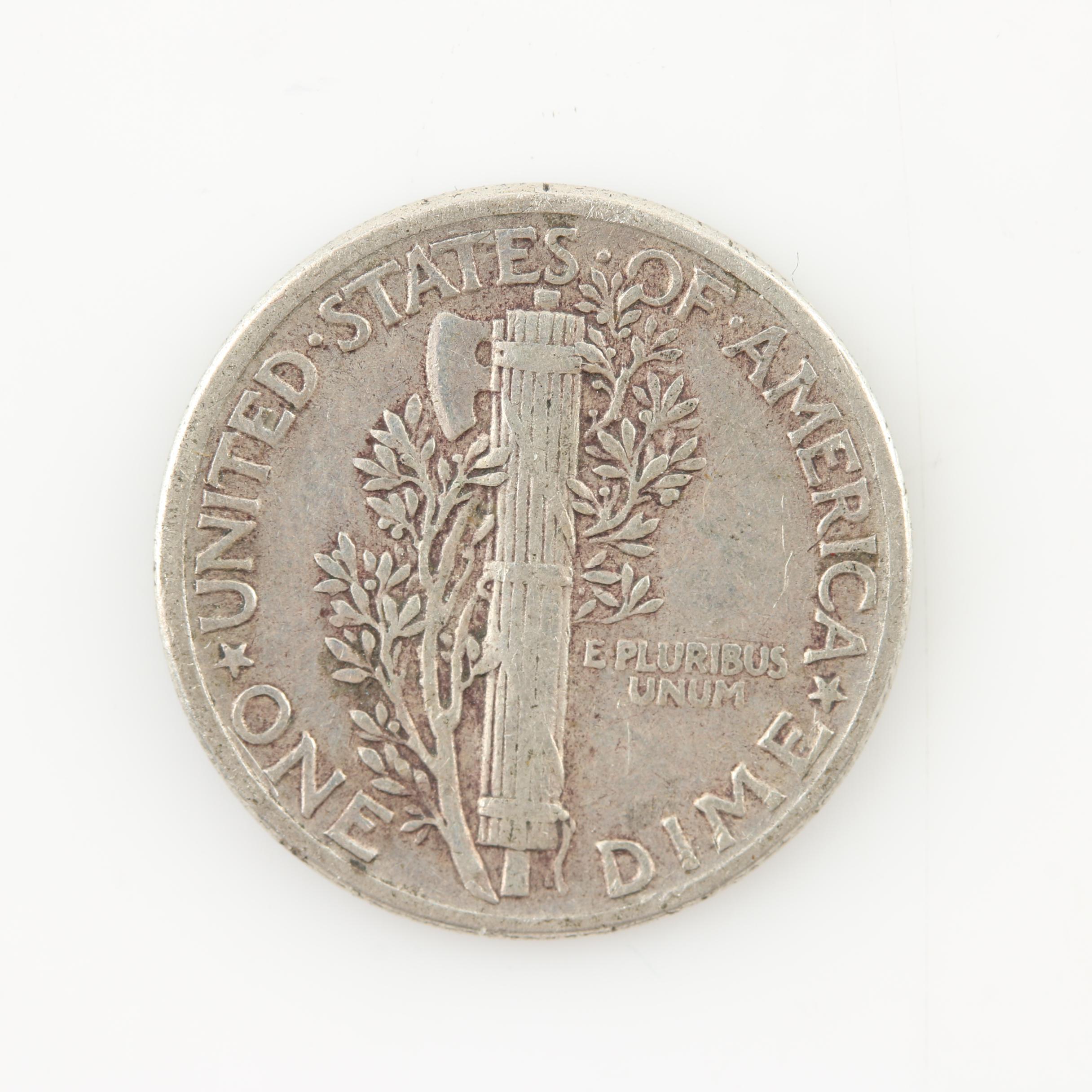 Assortment of Buffalo Nickels and Mercury Silver Dimes