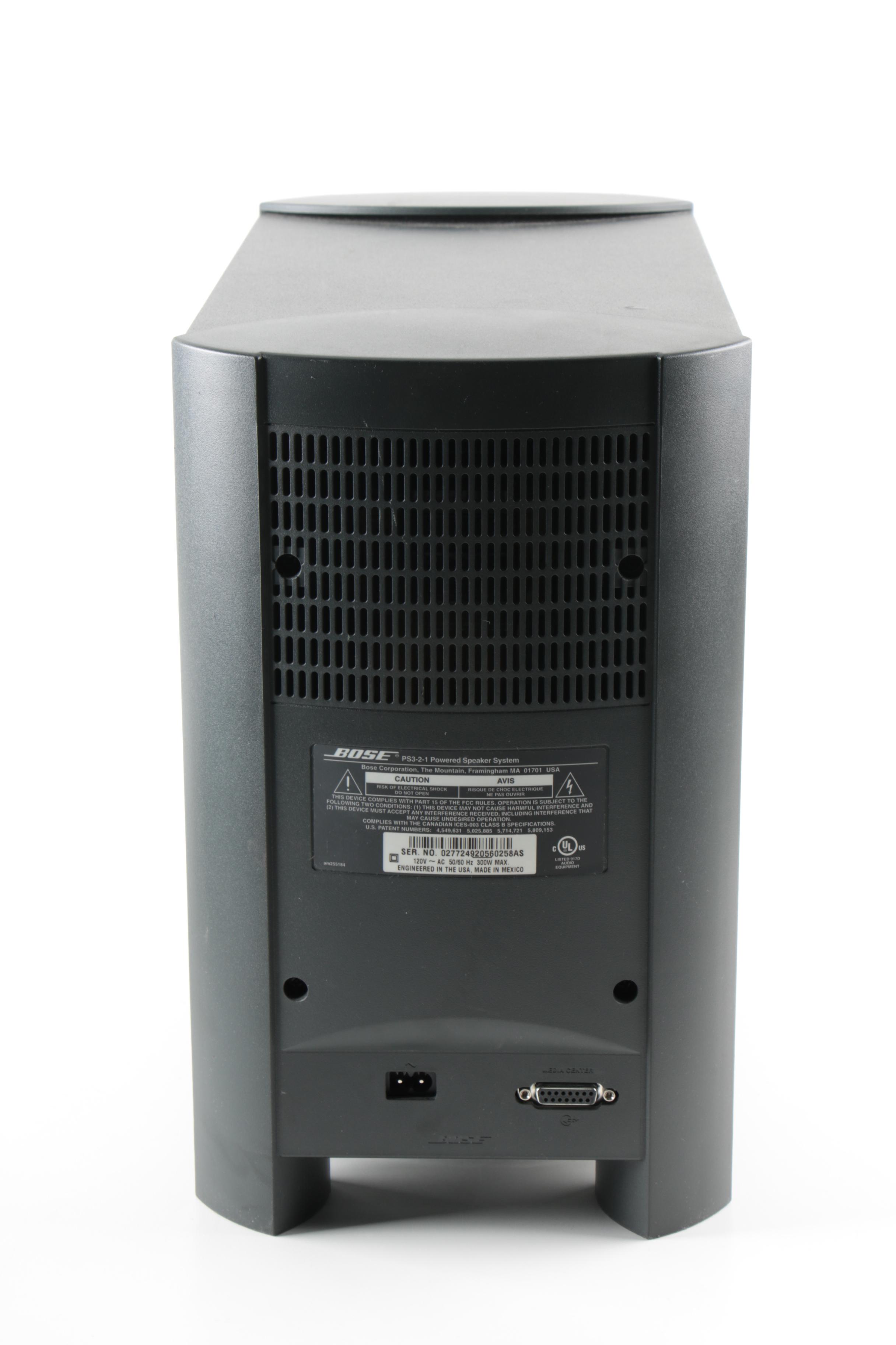 Bose AV3-2-1 Media Center and PS3-2-1 Speaker System