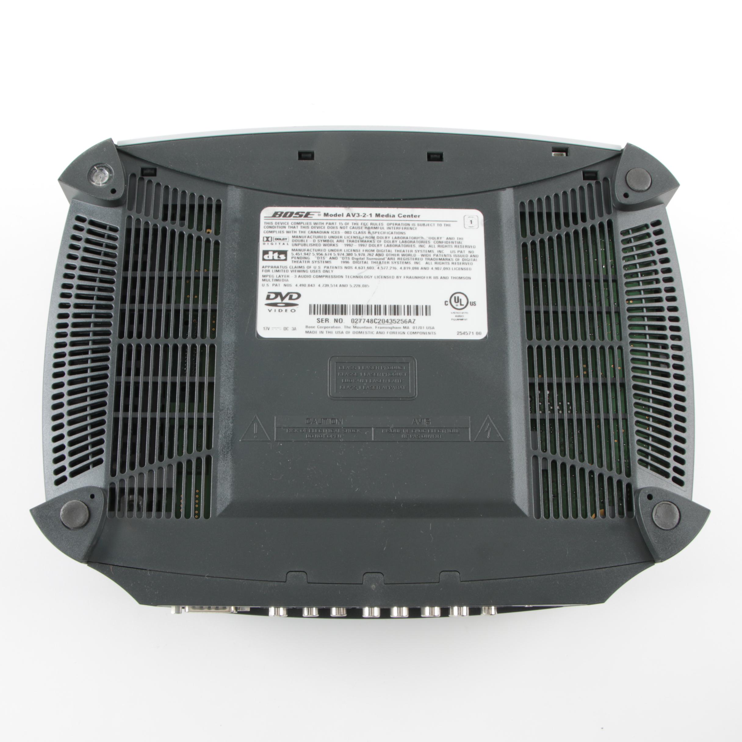 Bose AV3-2-1 Media Center and PS3-2-1 Speaker System