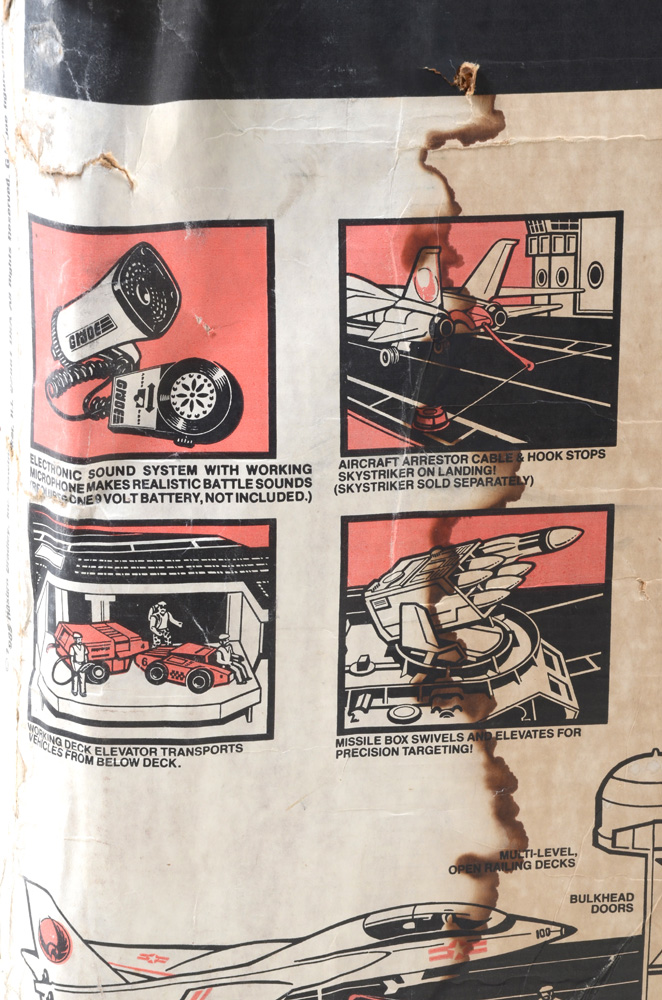 1985 G.I. Joe U.S.S. Flagg Aircraft Carrier Toy Set