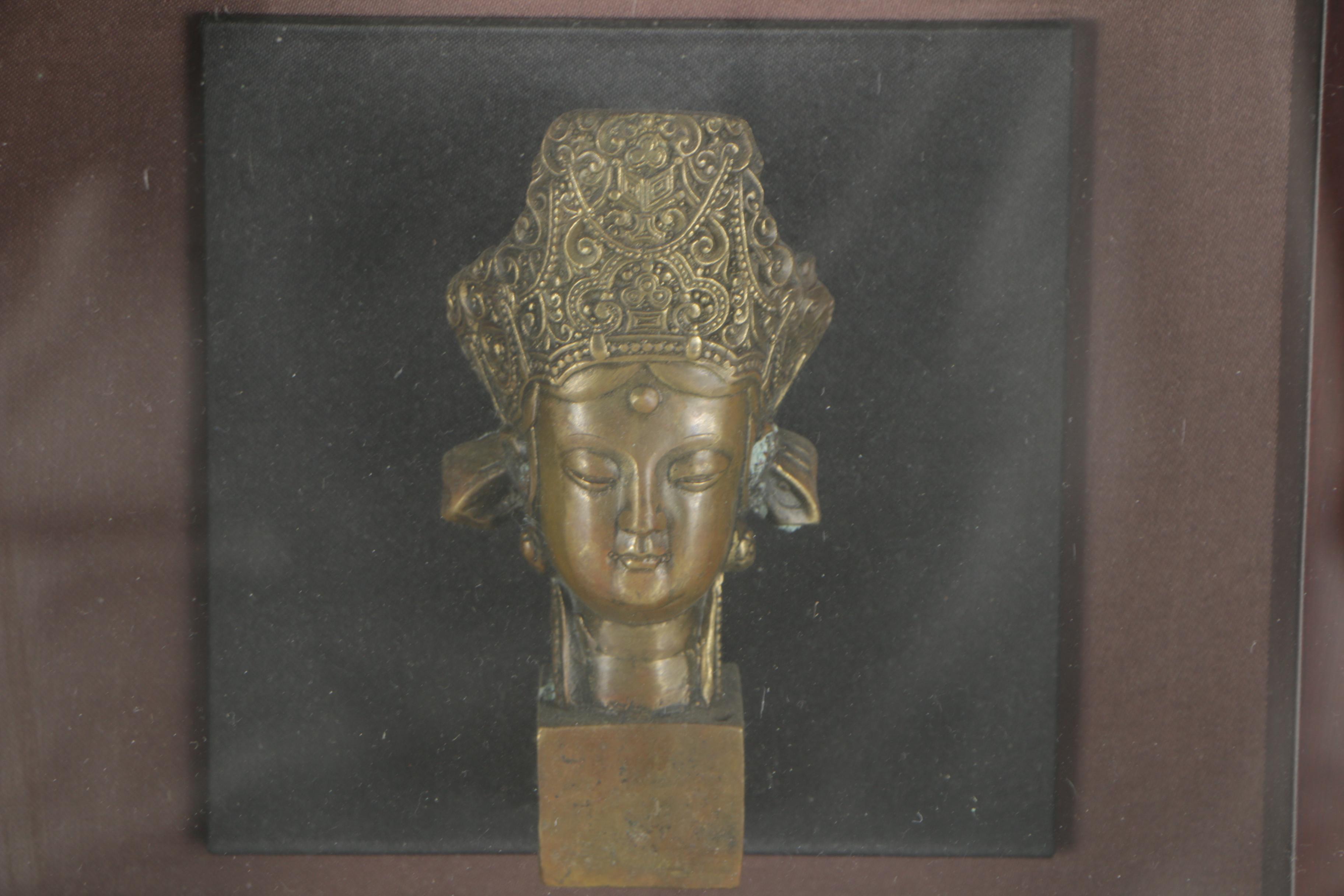 Pair of Decorative Brass Stamps