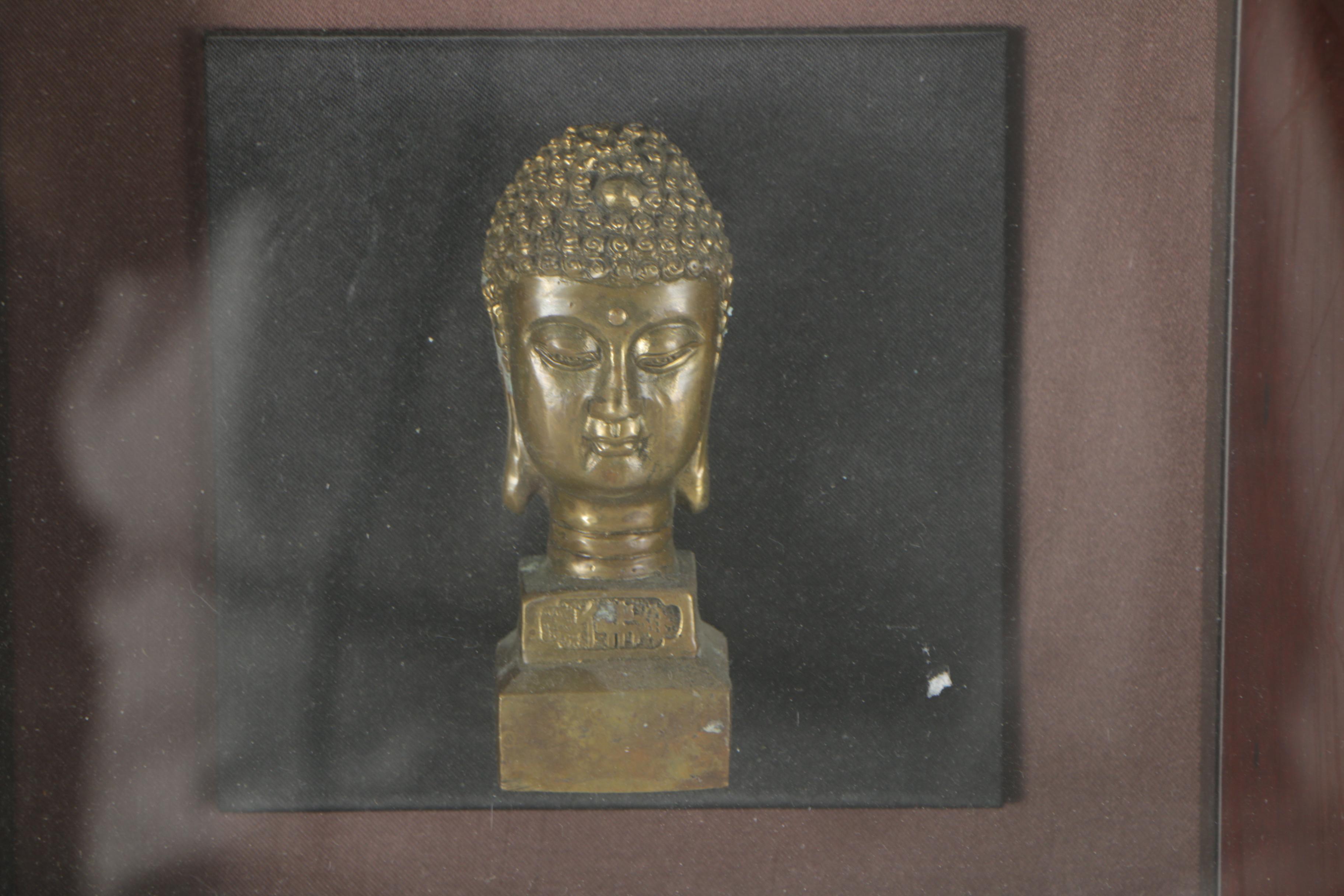 Pair of Decorative Brass Stamps