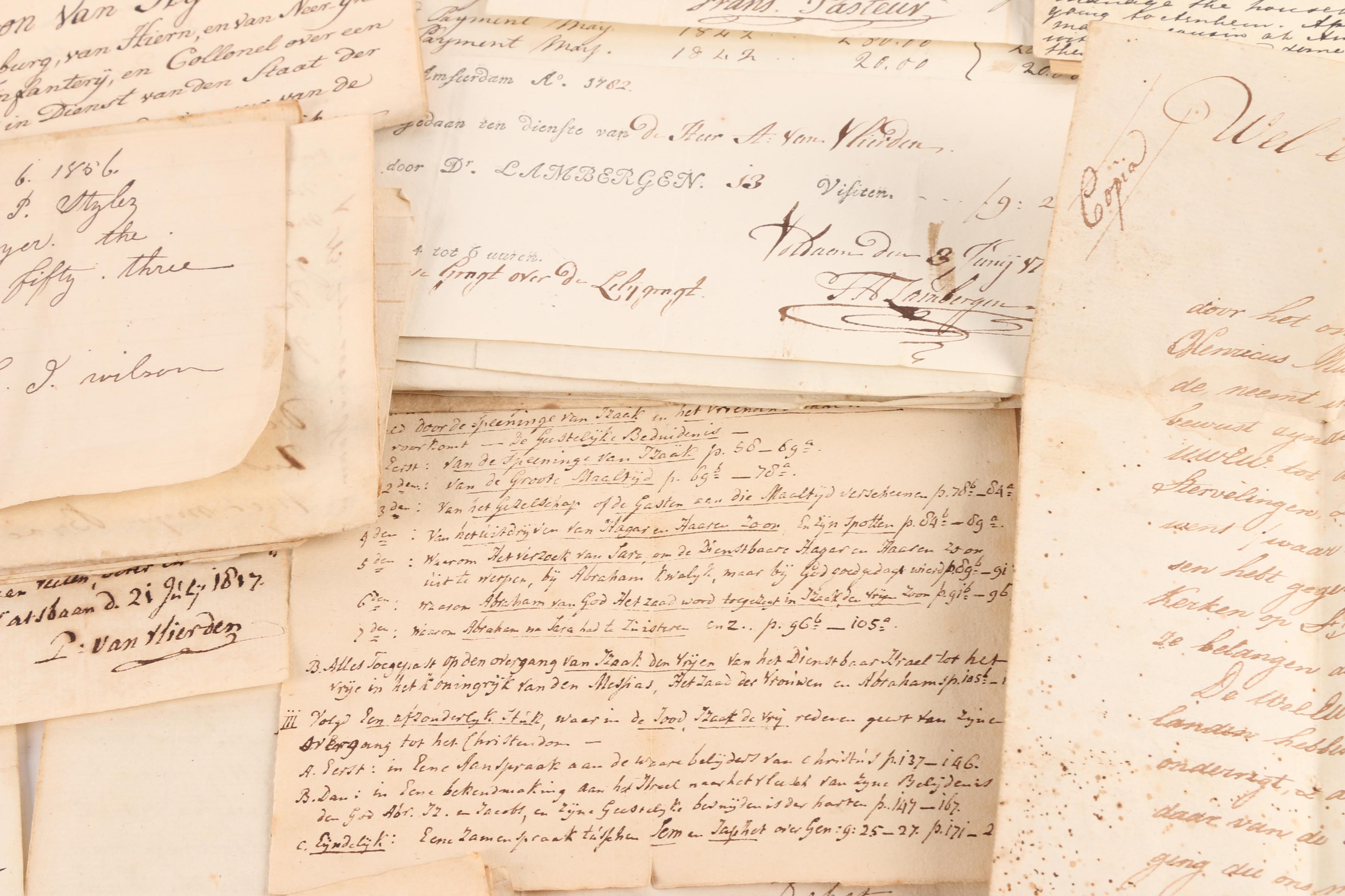 Antique Letters, Wills, Newspaper And More