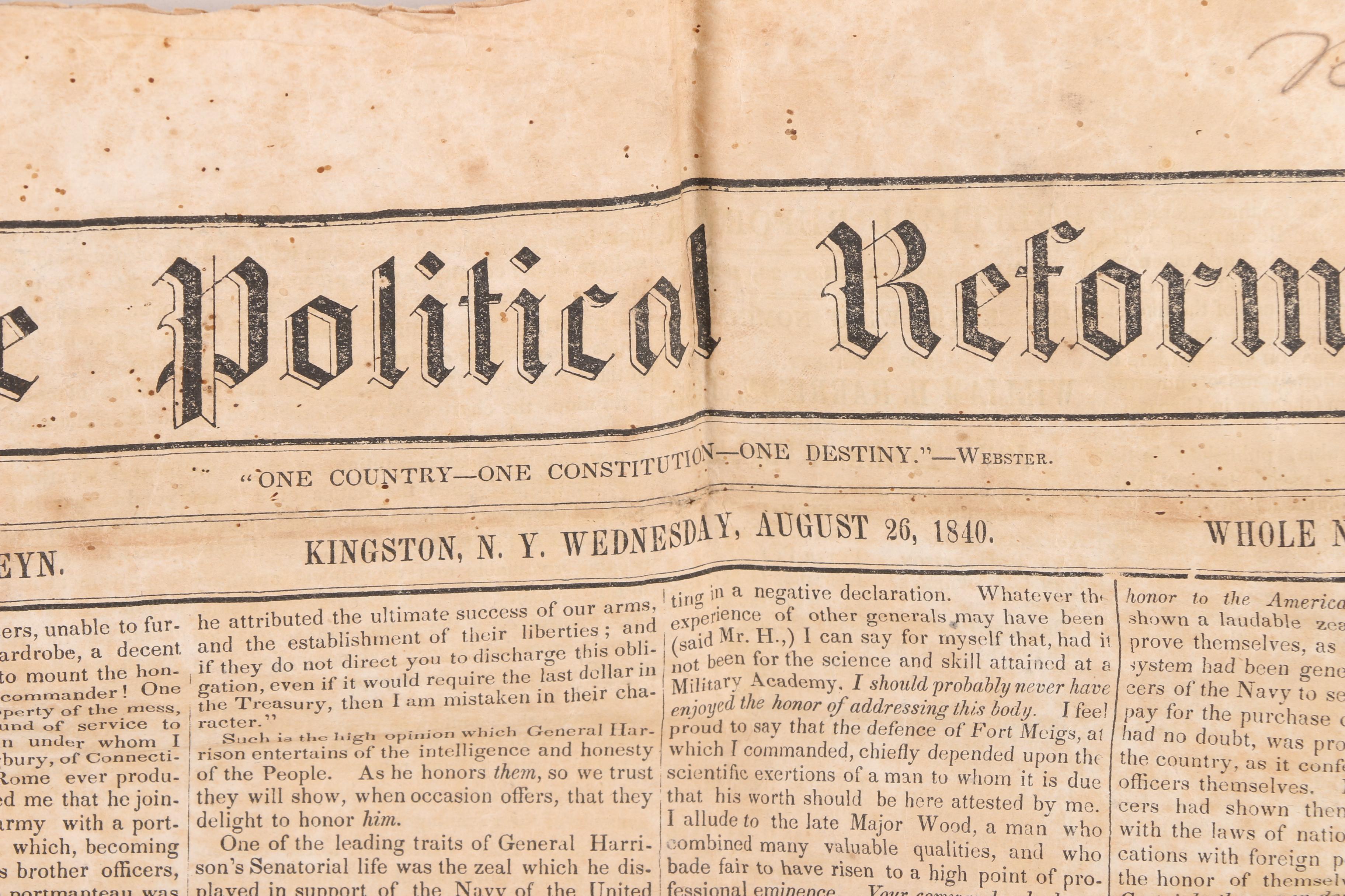 Antique Letters, Wills, Newspaper And More