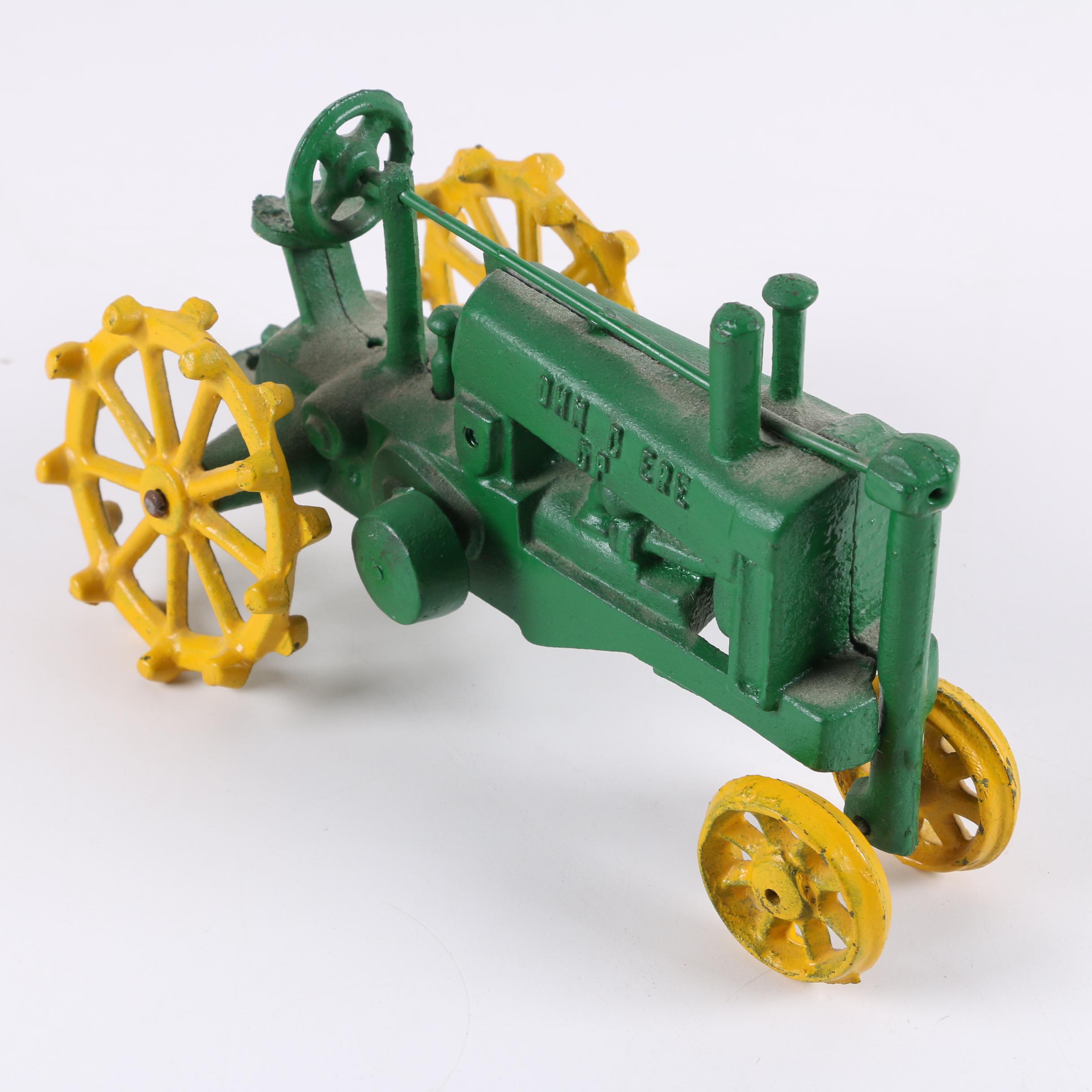 Cast Iron John Deere Tractor